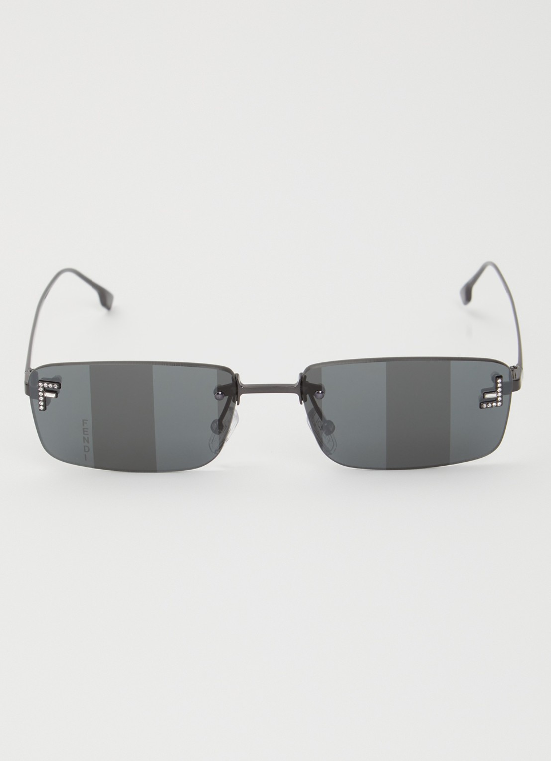 Fendi Fendi First Crystal zonnebril FE4172US - detail 2 zwart
