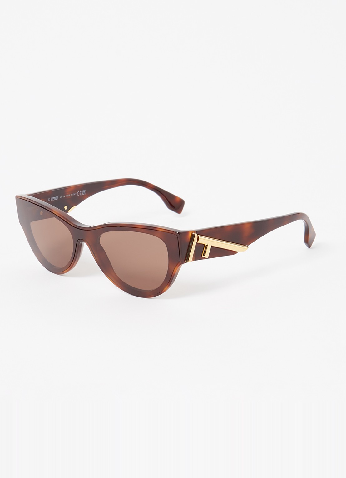 Fendi Fendi First zonnebril FE40135I - voorkant bruin