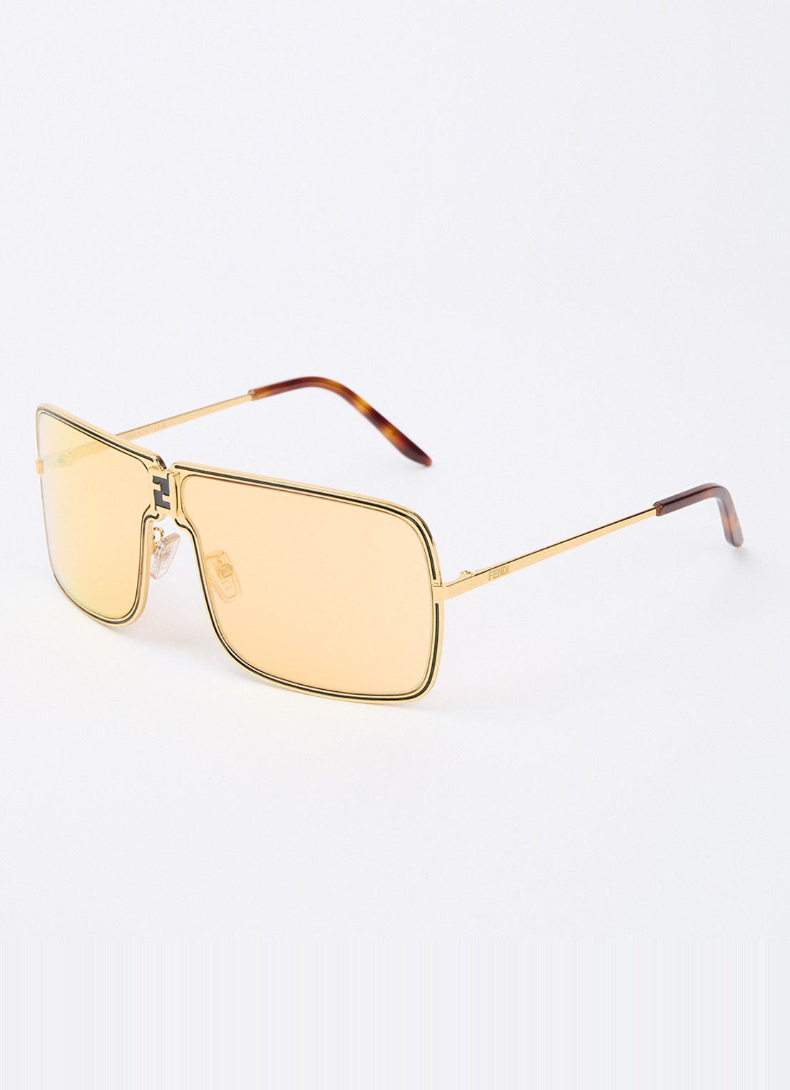 Fendi Fendiness zonnebril FE40195U - voorkant goud