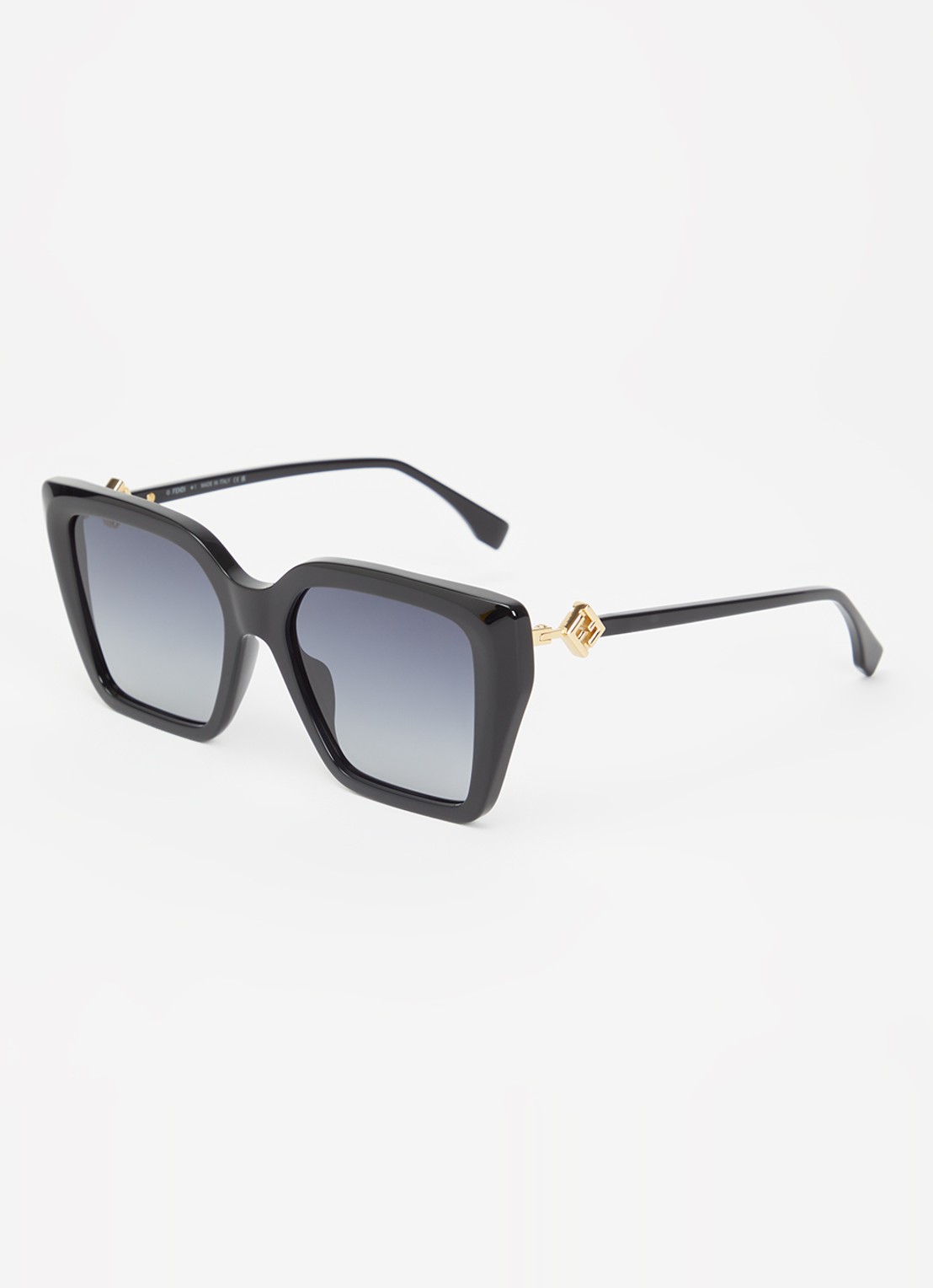 Fendi FF Diamonds zonnebril FE401611 - voorkant 4 zwart