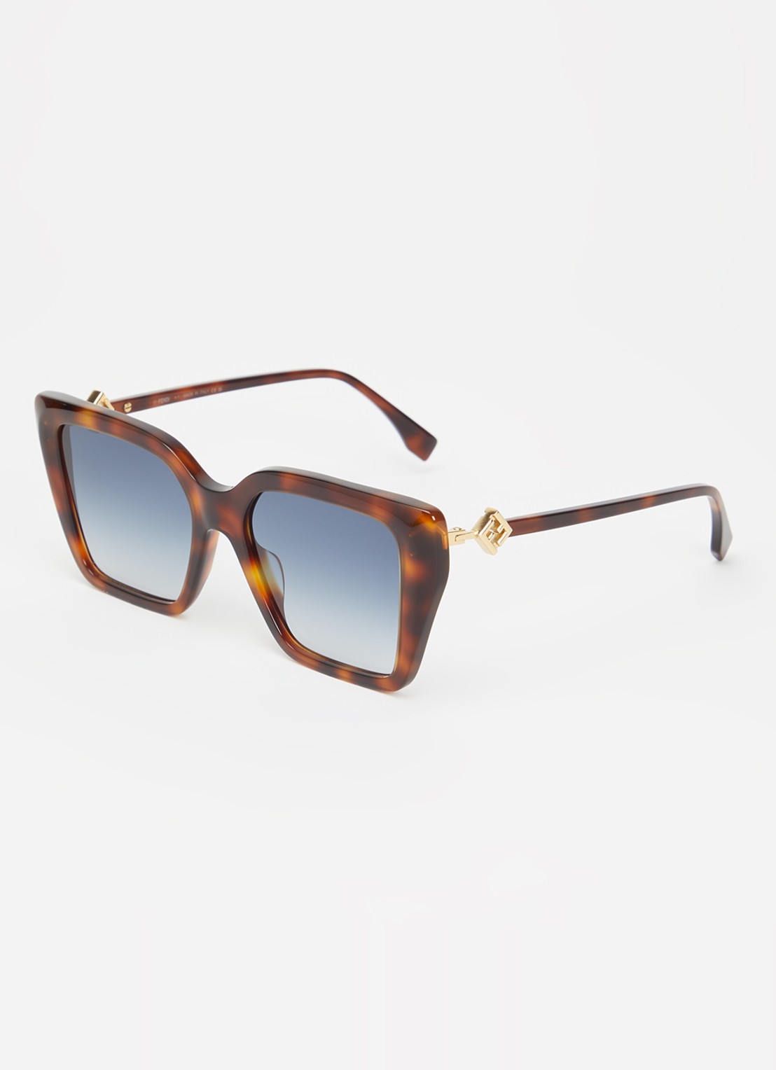 Fendi FF Diamonds zonnebril FE401611 - voorkant bruin