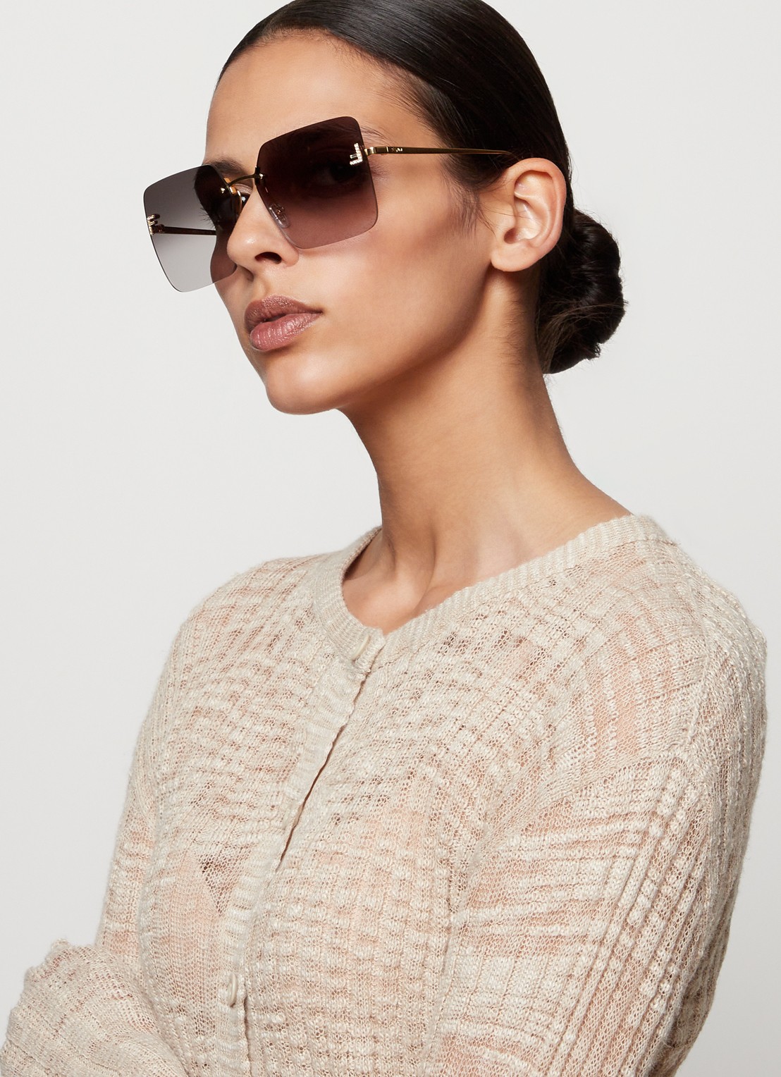 Fendi First zonnebril FE4082 - voorkant 2 goud