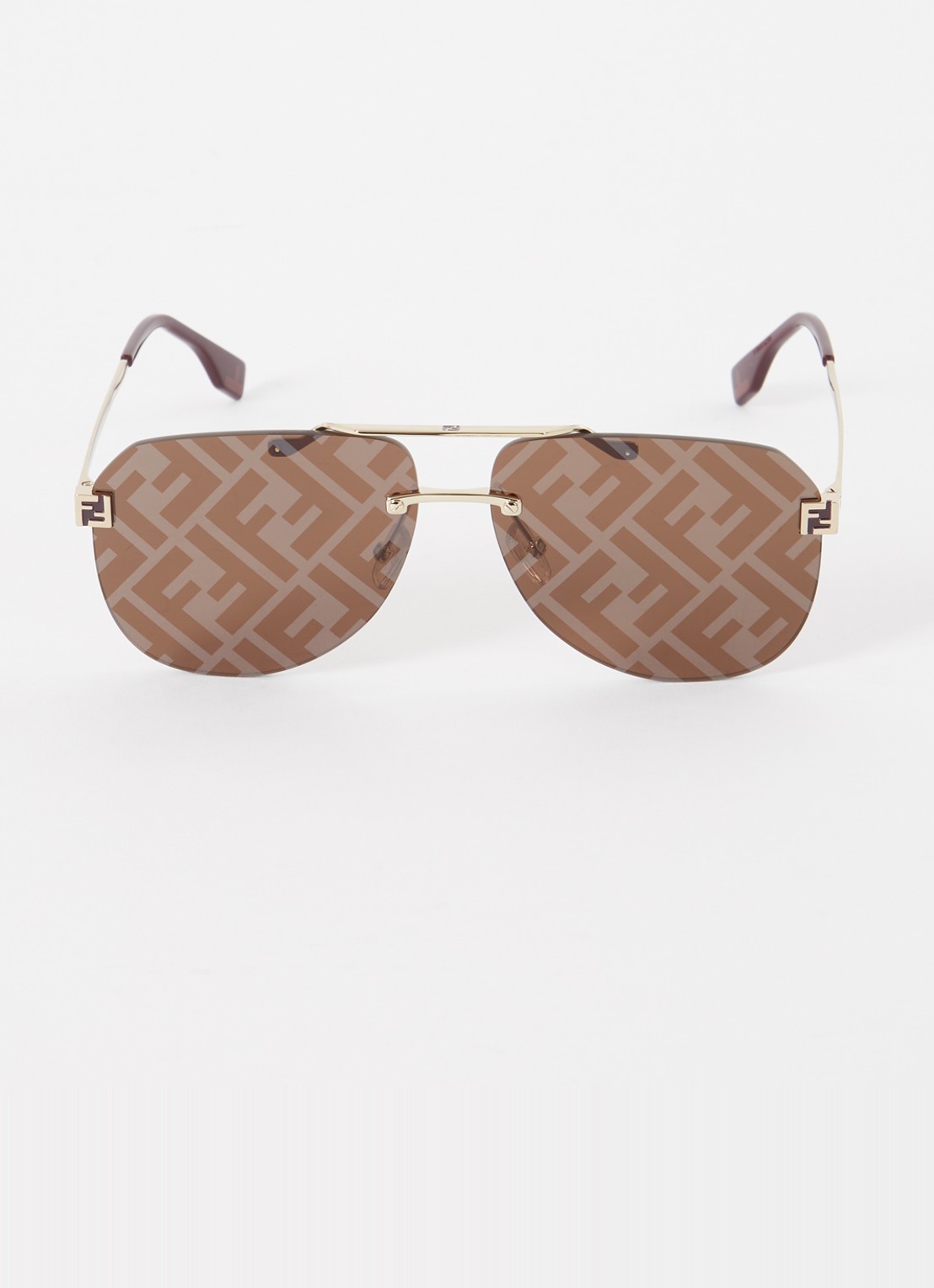 Fendi Piloten zonnebril FN000745  - detail goud