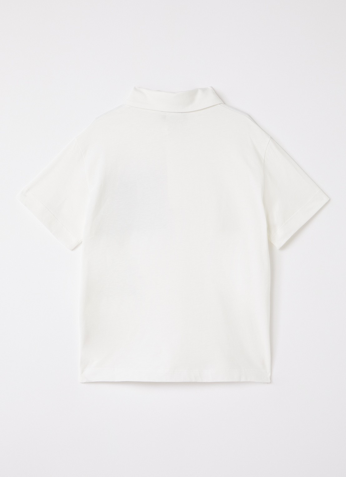 Fendi Polo met borstzak en logo - voorkant 2 wit