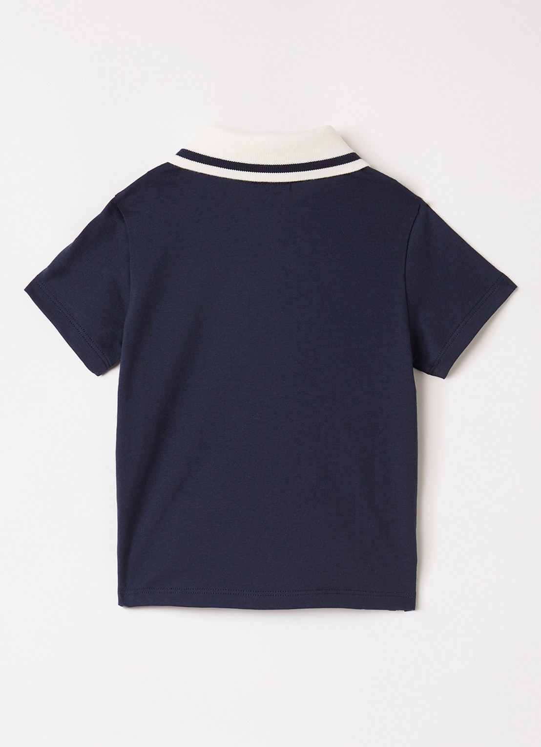 Fendi Polo met logo - voorkant 2 donkerblauw