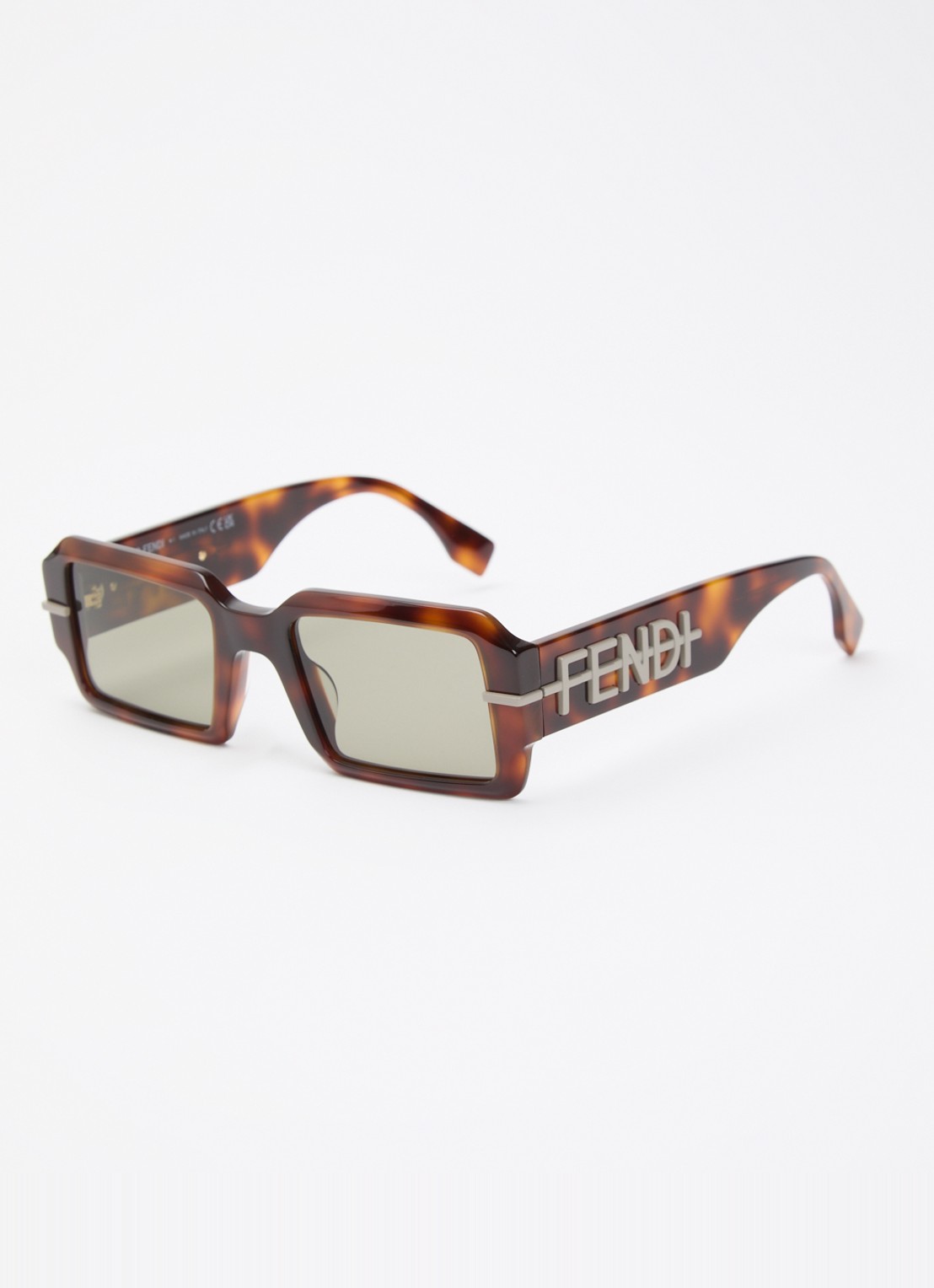 Fendi Retro zonnebril FE40073U  - voorkant 4 donkerbruin