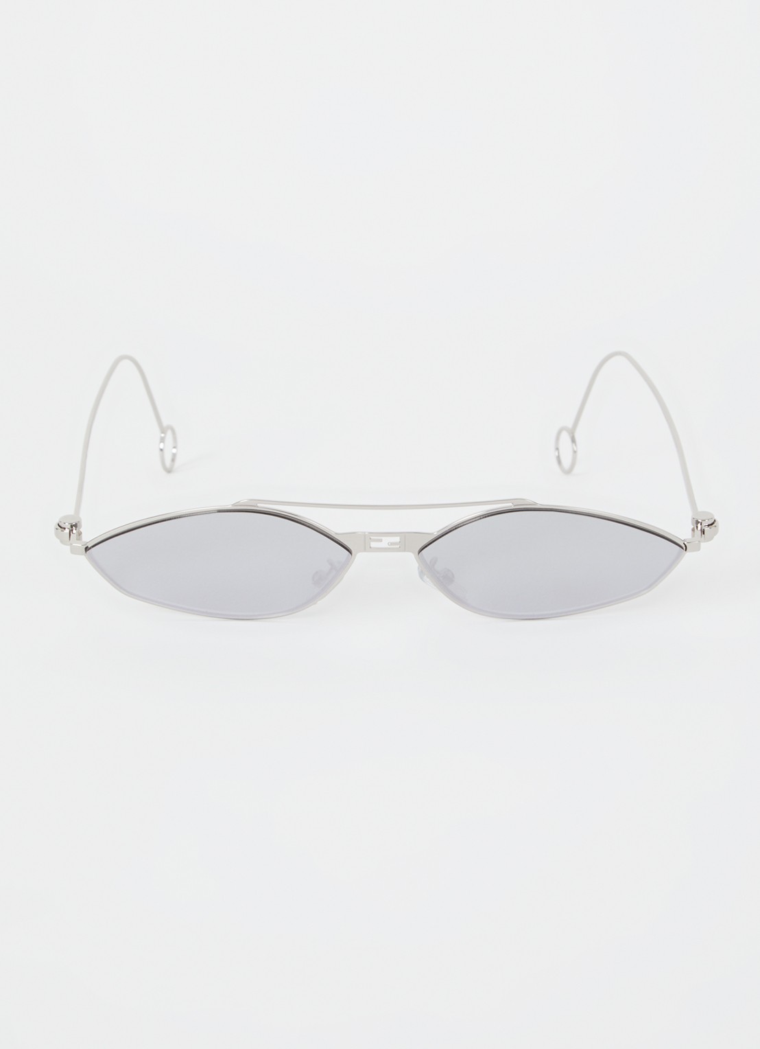 Fendi Retro zonnebril FE40114U - detail zilver