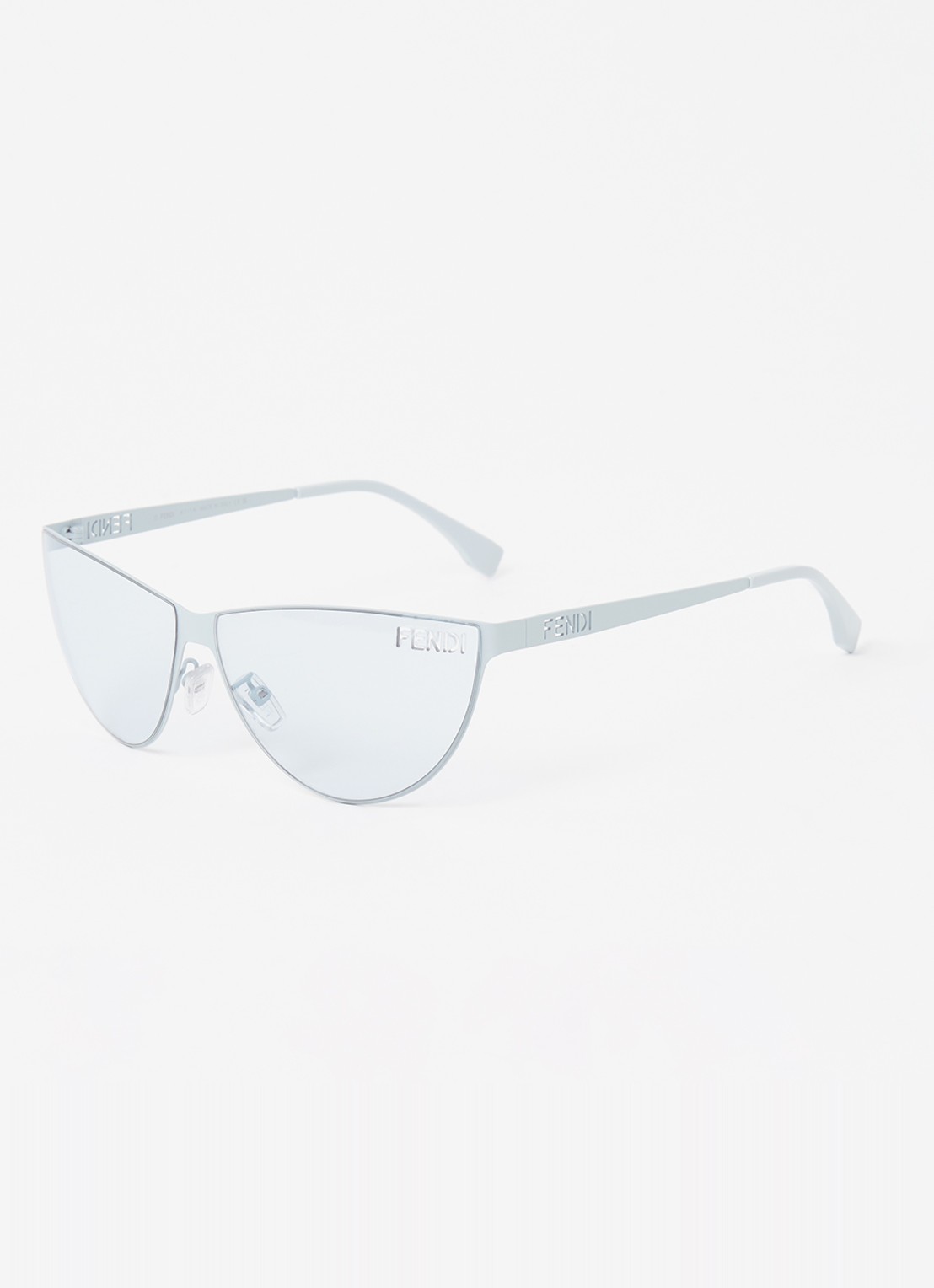Fendi Retro zonnebril FE40138U - voorkant lichtblauw