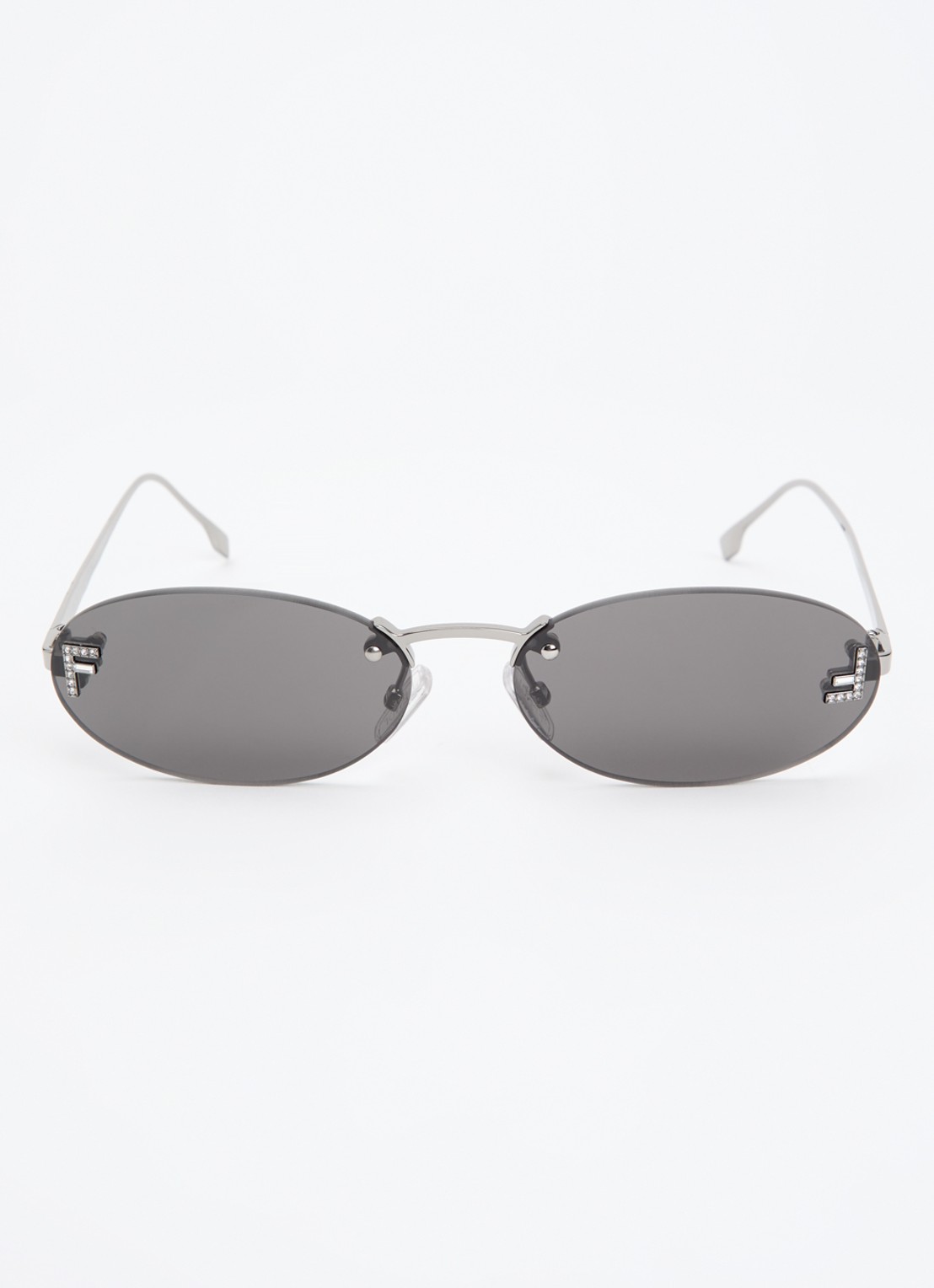 Fendi Retro zonnebril FN000647  - detail 2 donkergrijs