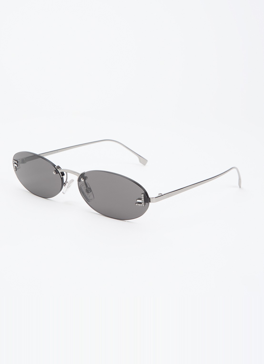 Fendi Retro zonnebril FN000647  - voorkant donkergrijs