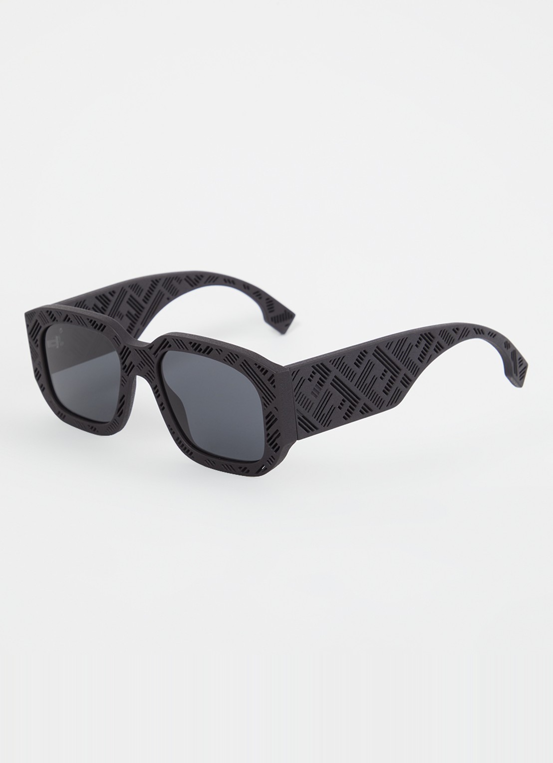 Fendi Retro zonnebril FN000733 - voorkant zwart