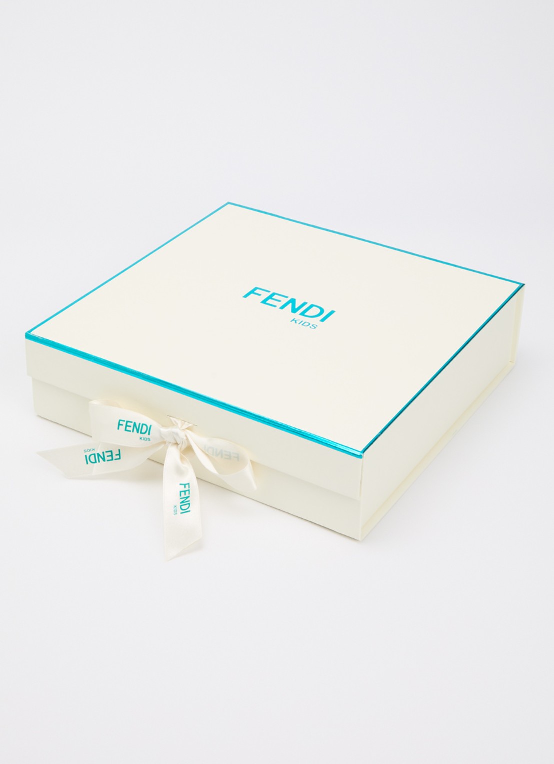 Fendi Set van babypak met muts en slab in giftbox 3-delig - detail beige