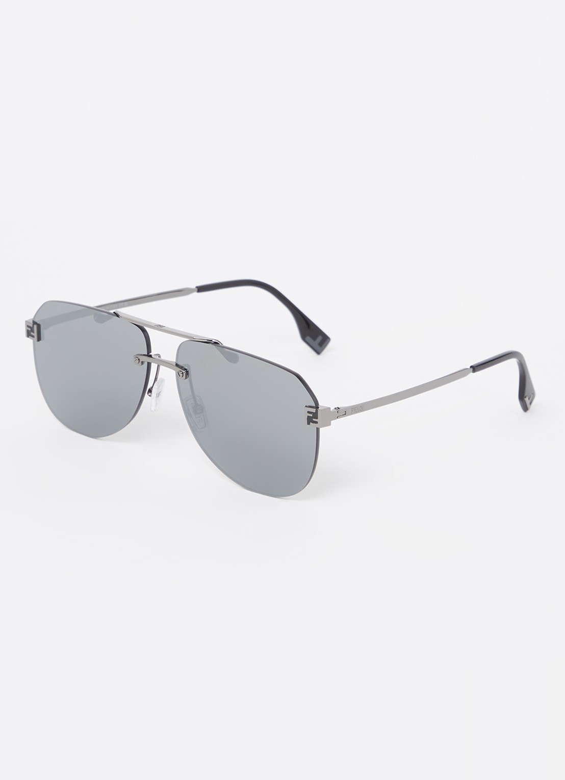 Fendi Sky zonnebril FE40115U - voorkant zilver
