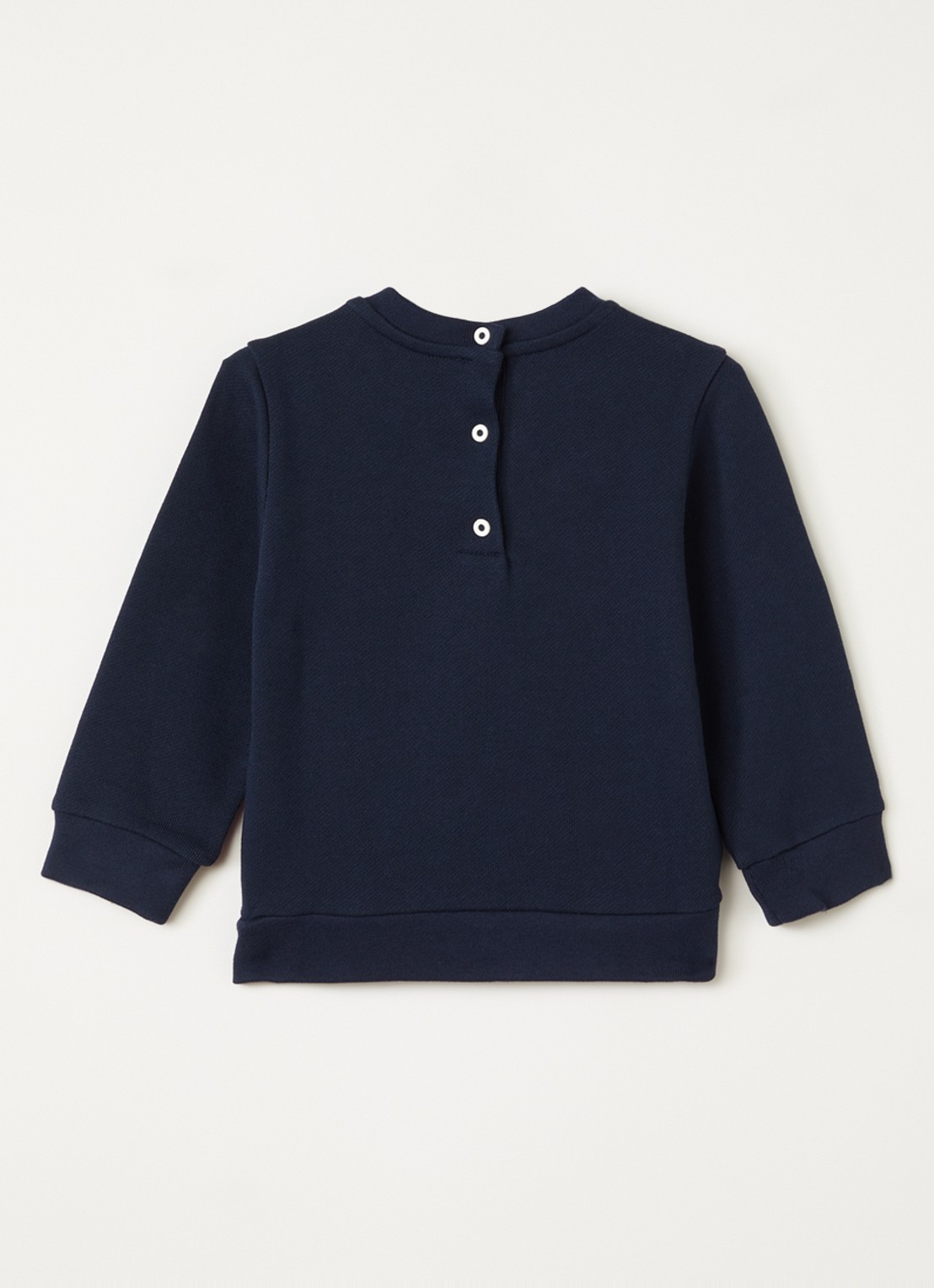 Fendi Sweater met logo - voorkant 3 donkerblauw