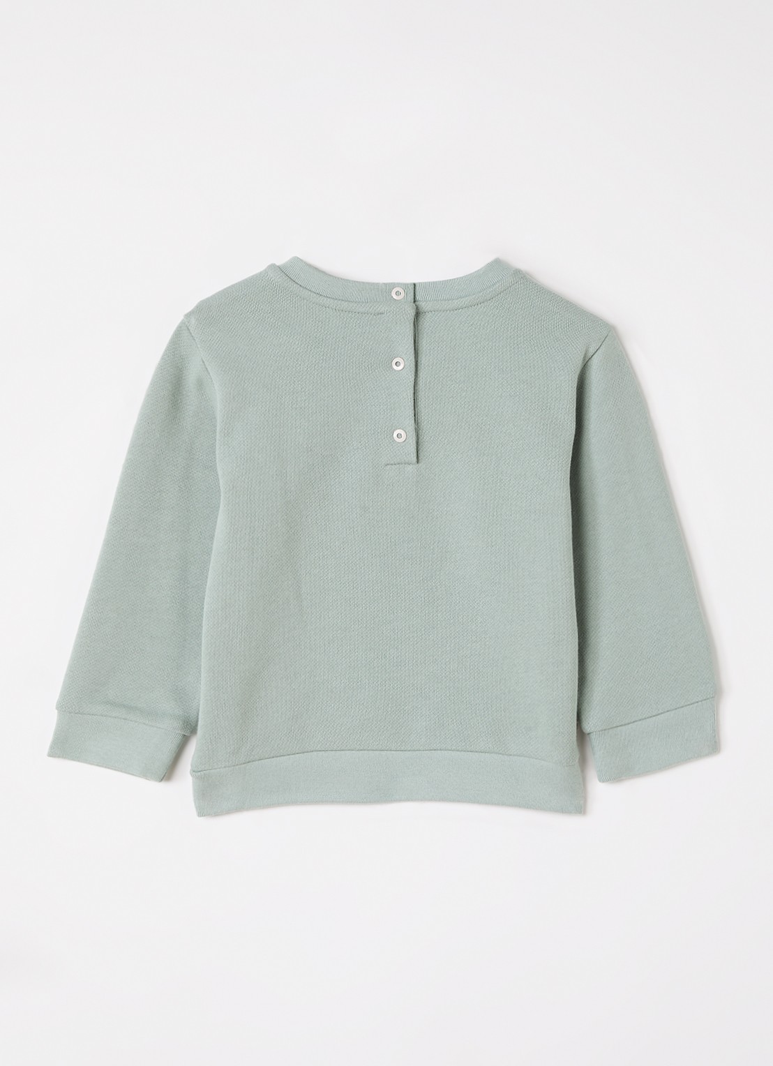 Fendi Sweater met logoprint - voorkant 2 lindegroen