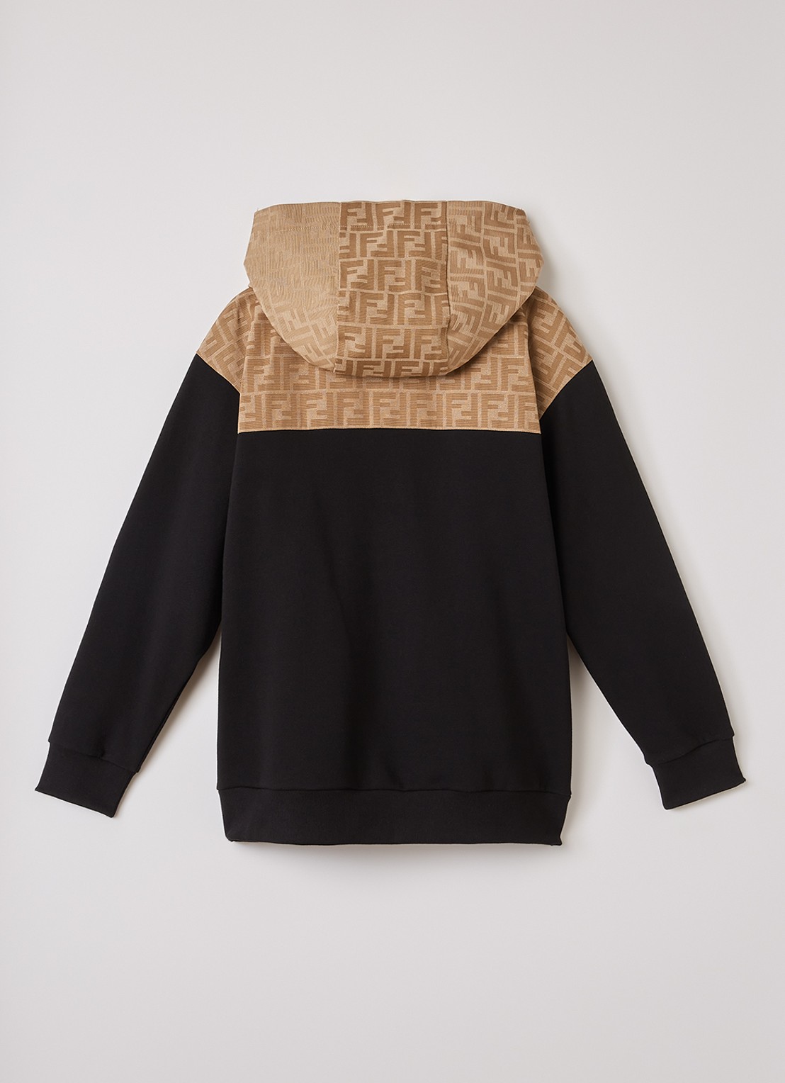 Fendi Sweatvest met logoprint - achterkant 3 zwart