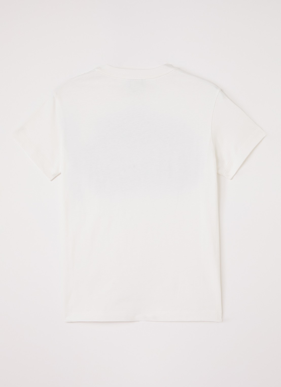 Fendi T-shirt met logoprint - voorkant 2 gebroken wit