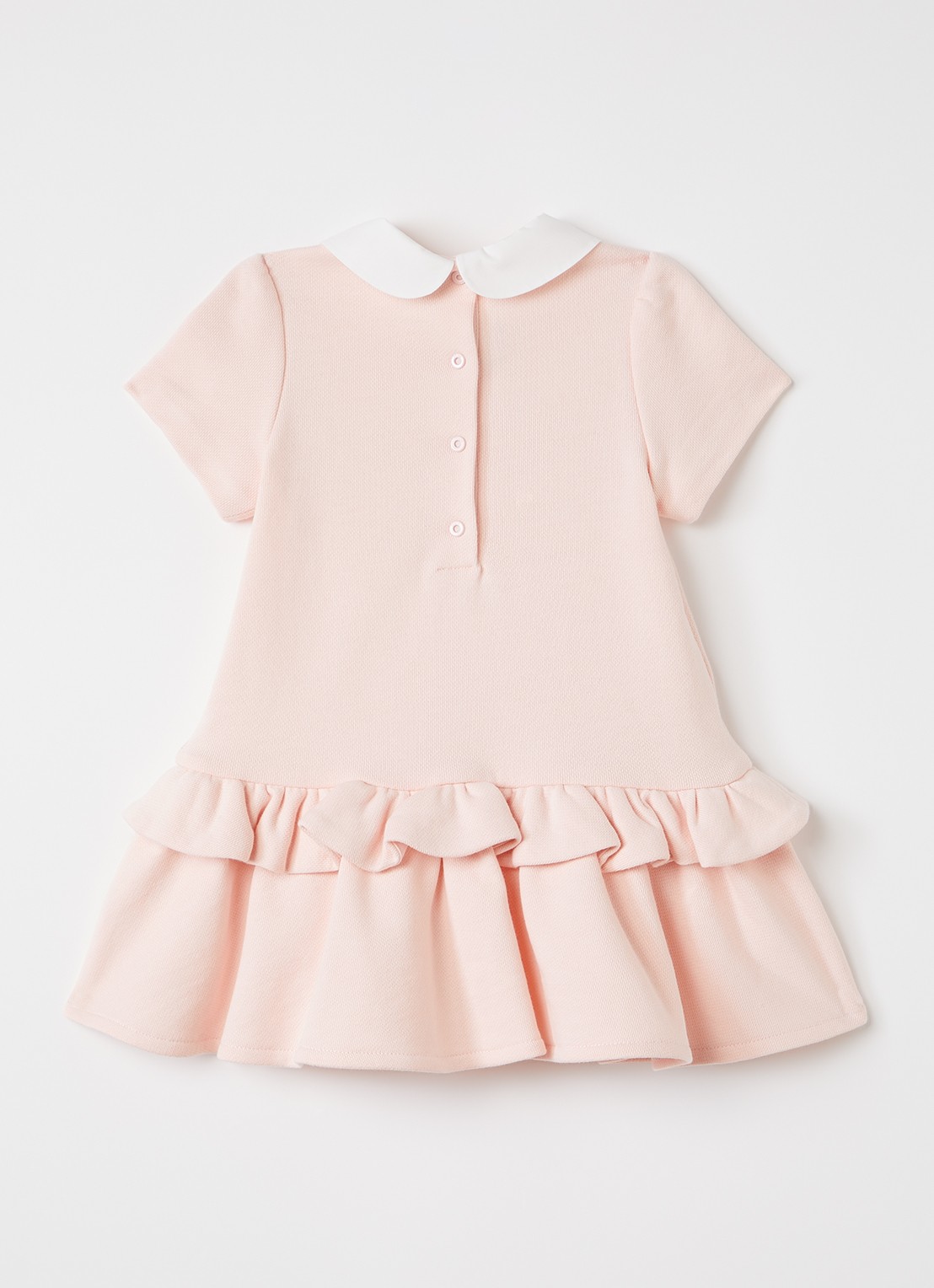 Fendi Trui-jurk met logo - voorkant 2 zalmroze