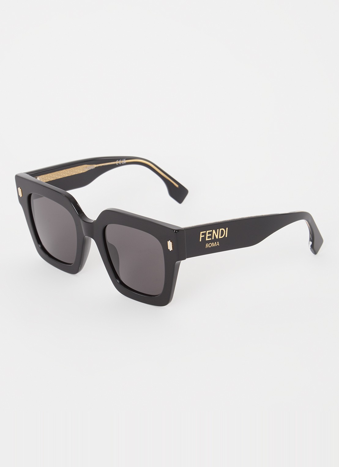 Fendi Wayfarer zonnebril FN000719 - voorkant zwart