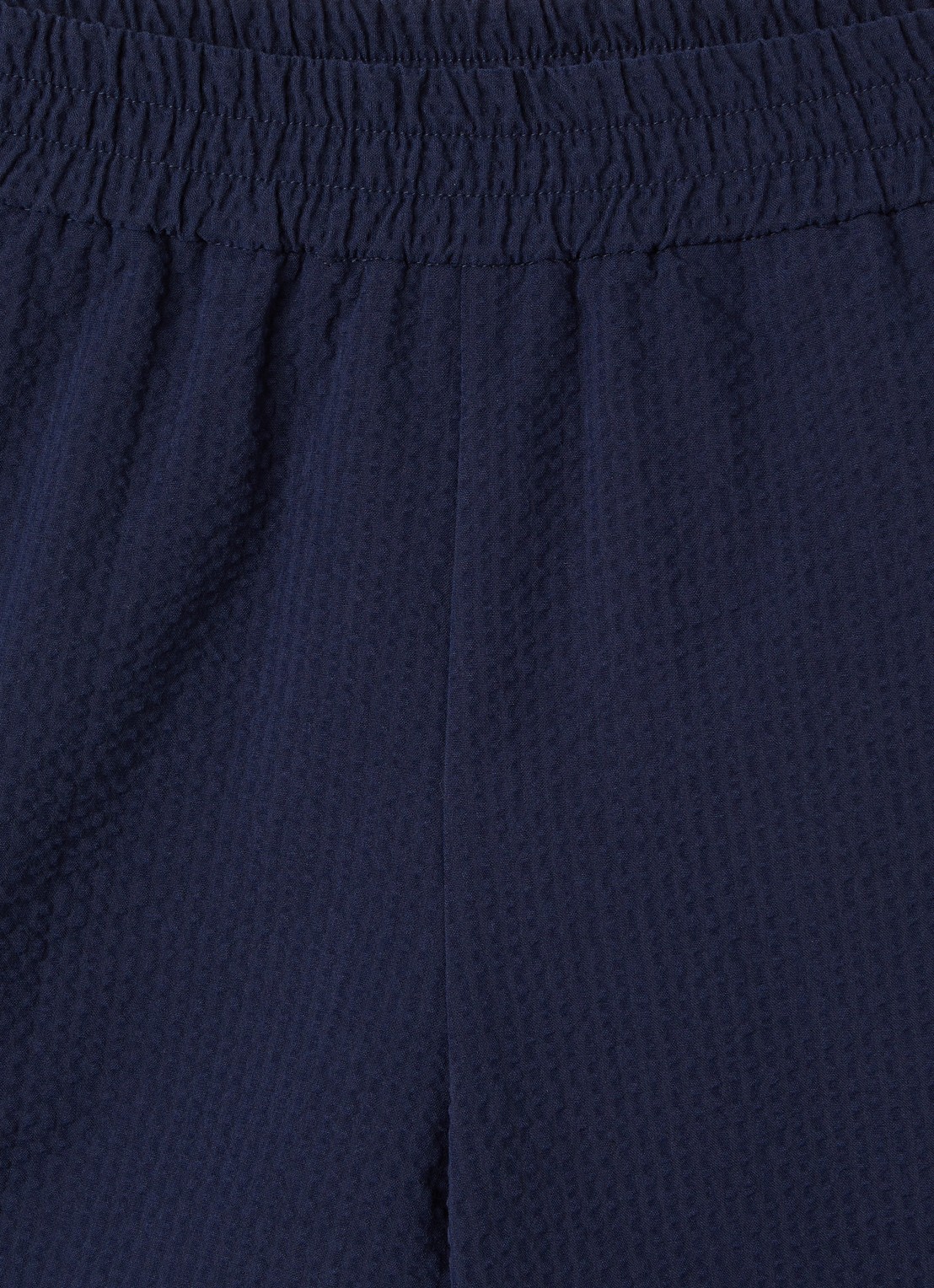 Fendi Wide fit korte broek met logoborduring - detail donkerblauw