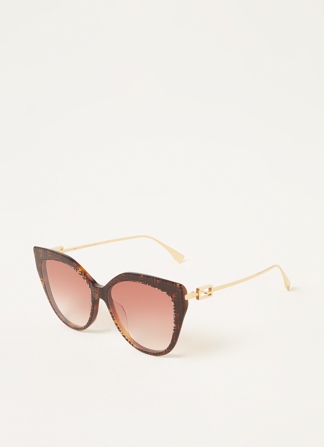 Fendi Zonnebril FN000578 - voorkant 3 bruin