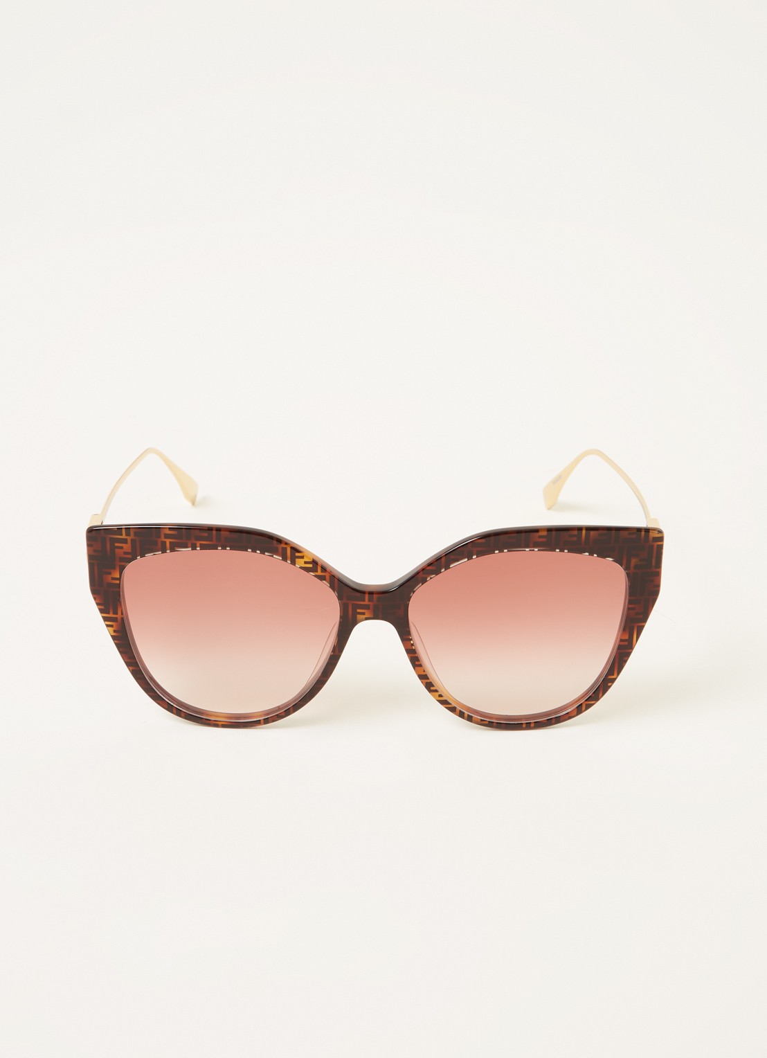 Fendi Zonnebril FN000578 - voorkant 4 bruin