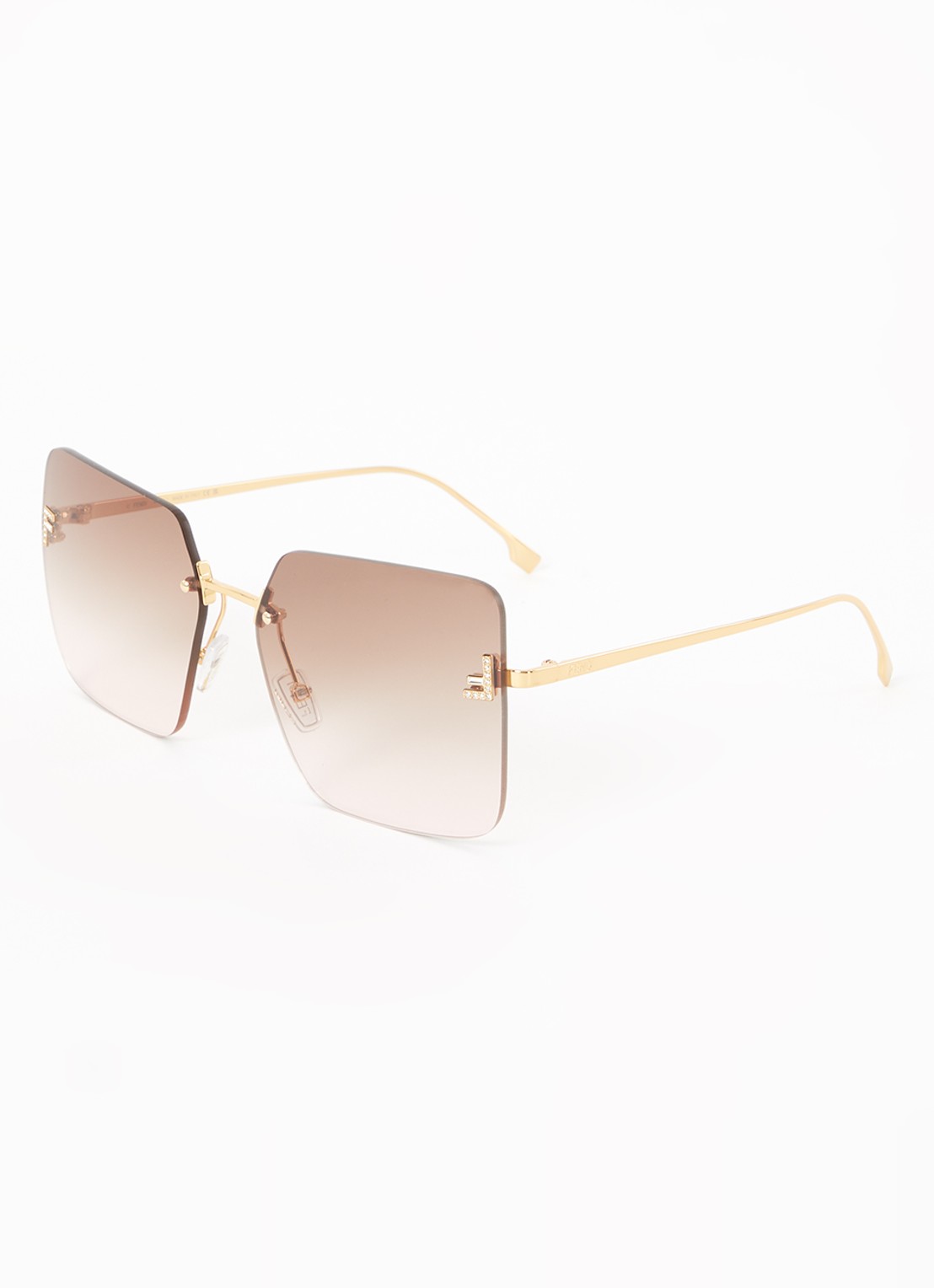 Fendi Zonnebril FN000672 - voorkant 4 bruin