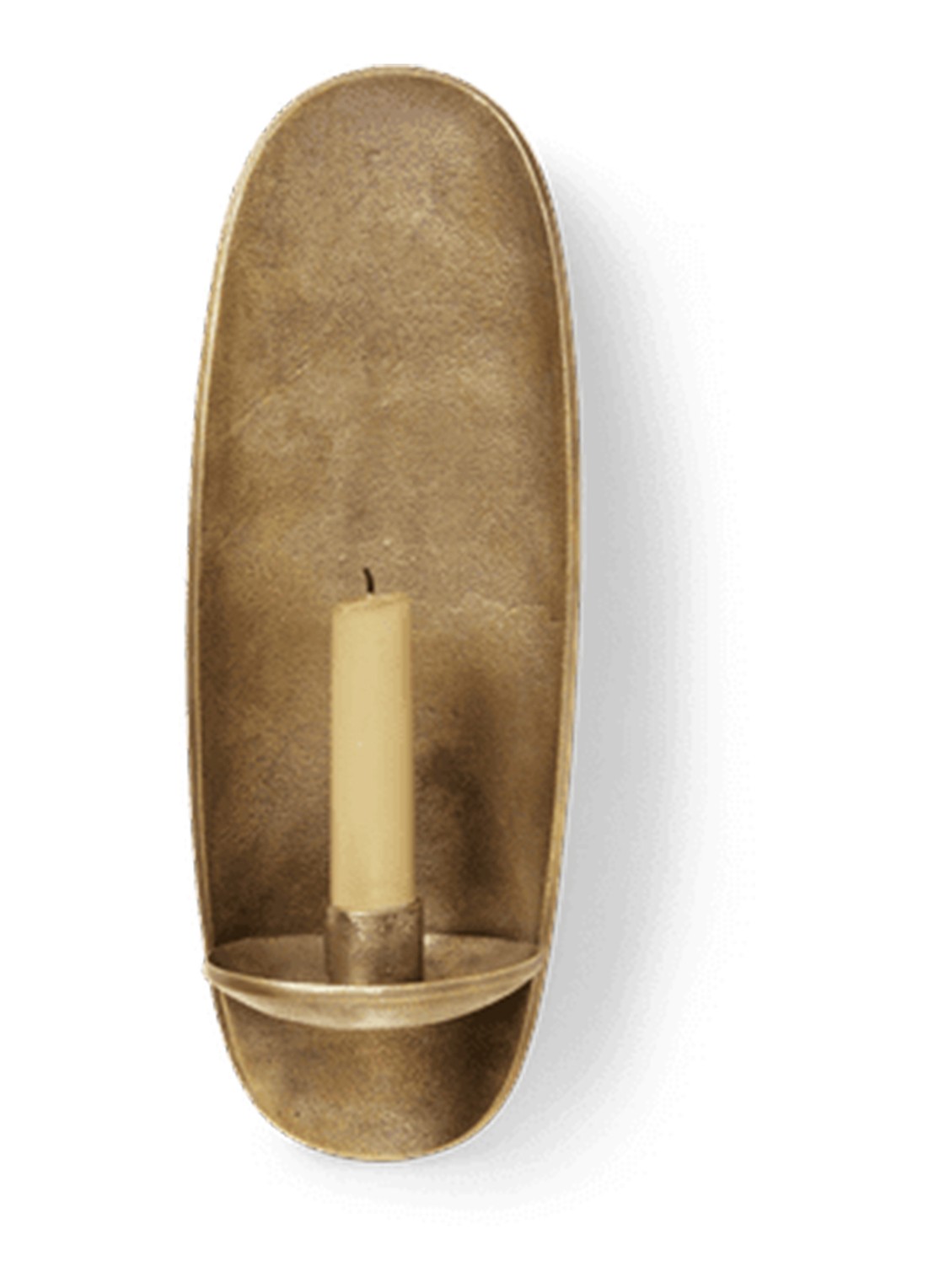 ferm LIVING Agapé kandelaar 30,5 cm  - detail brons