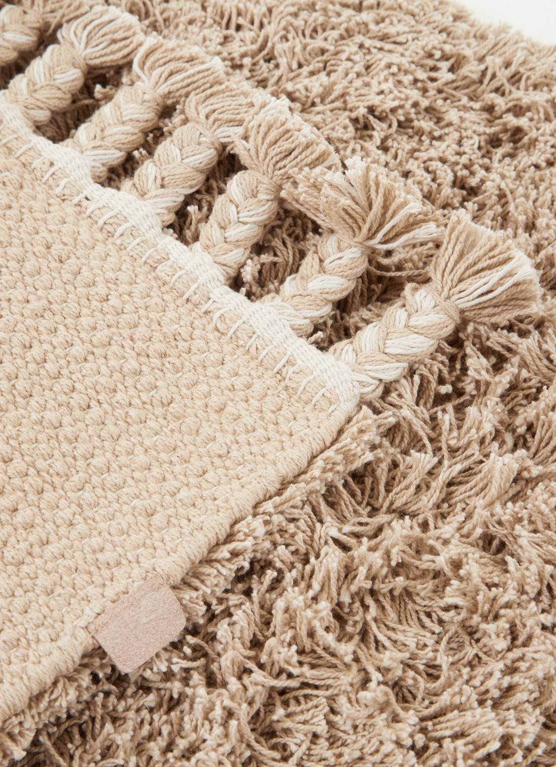 ferm LIVING Ammas vloerkleed 70 x 50 cm - detail beige