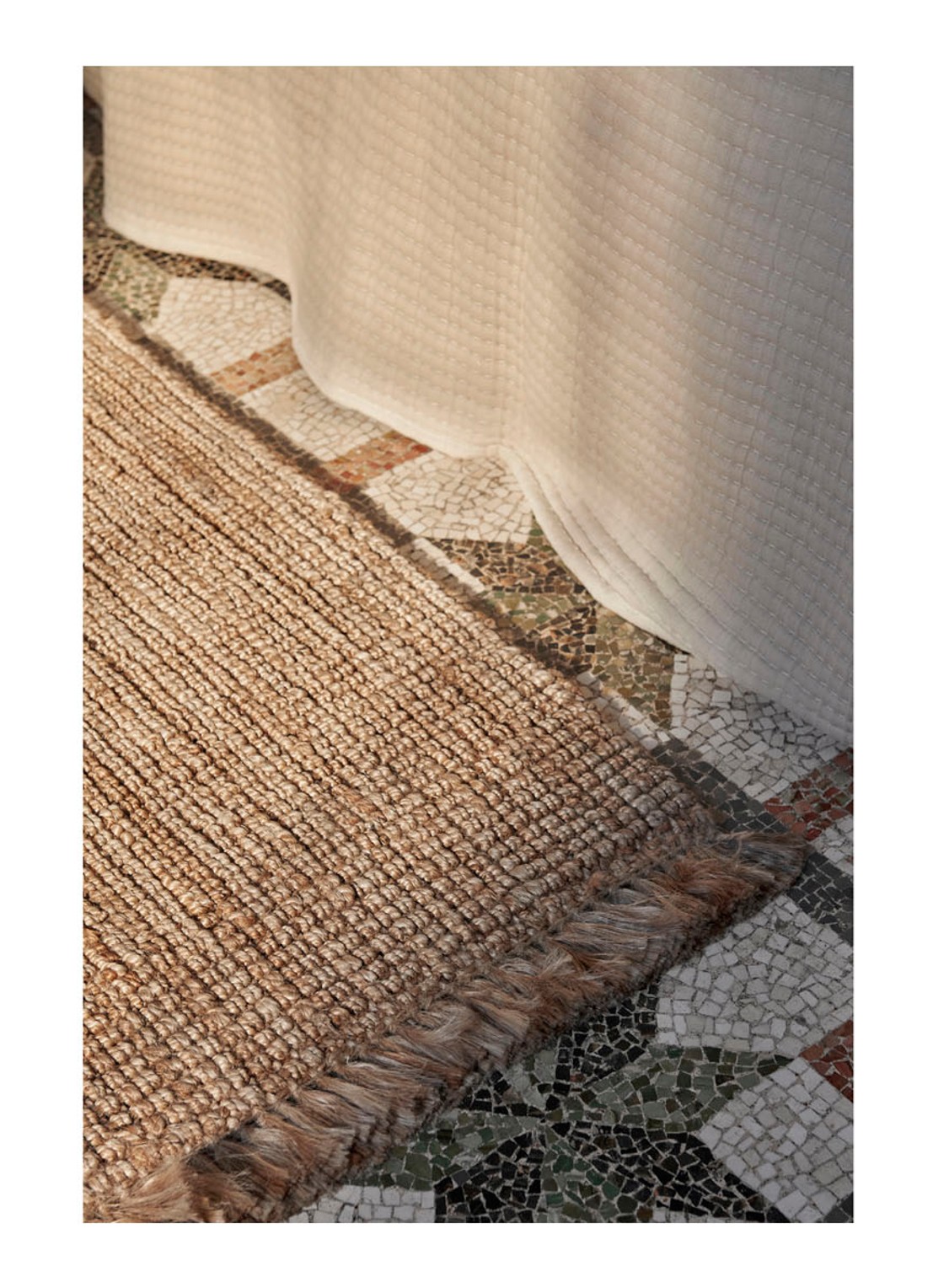 ferm LIVING Athens Runner tapijt 80 x 250 cm - voorkant 4 bruin