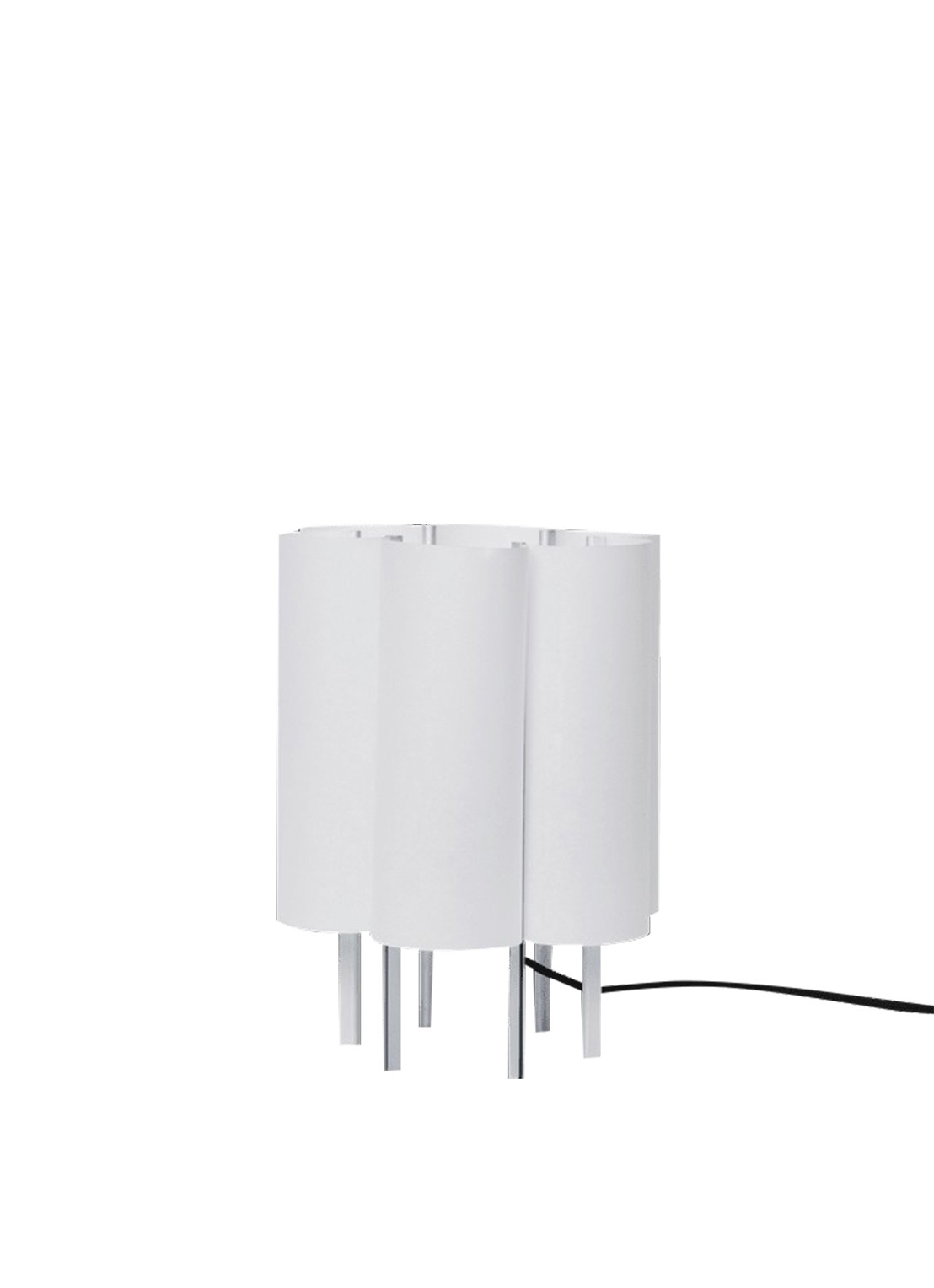 ferm LIVING Boe tafellamp 28 cm - voorkant zilver