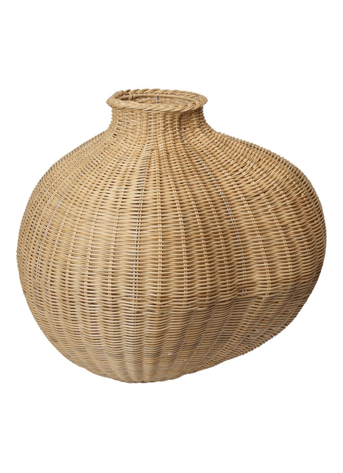 ferm LIVING Bola Braided siervaas van rattan 50 cm - detail 4 beige
