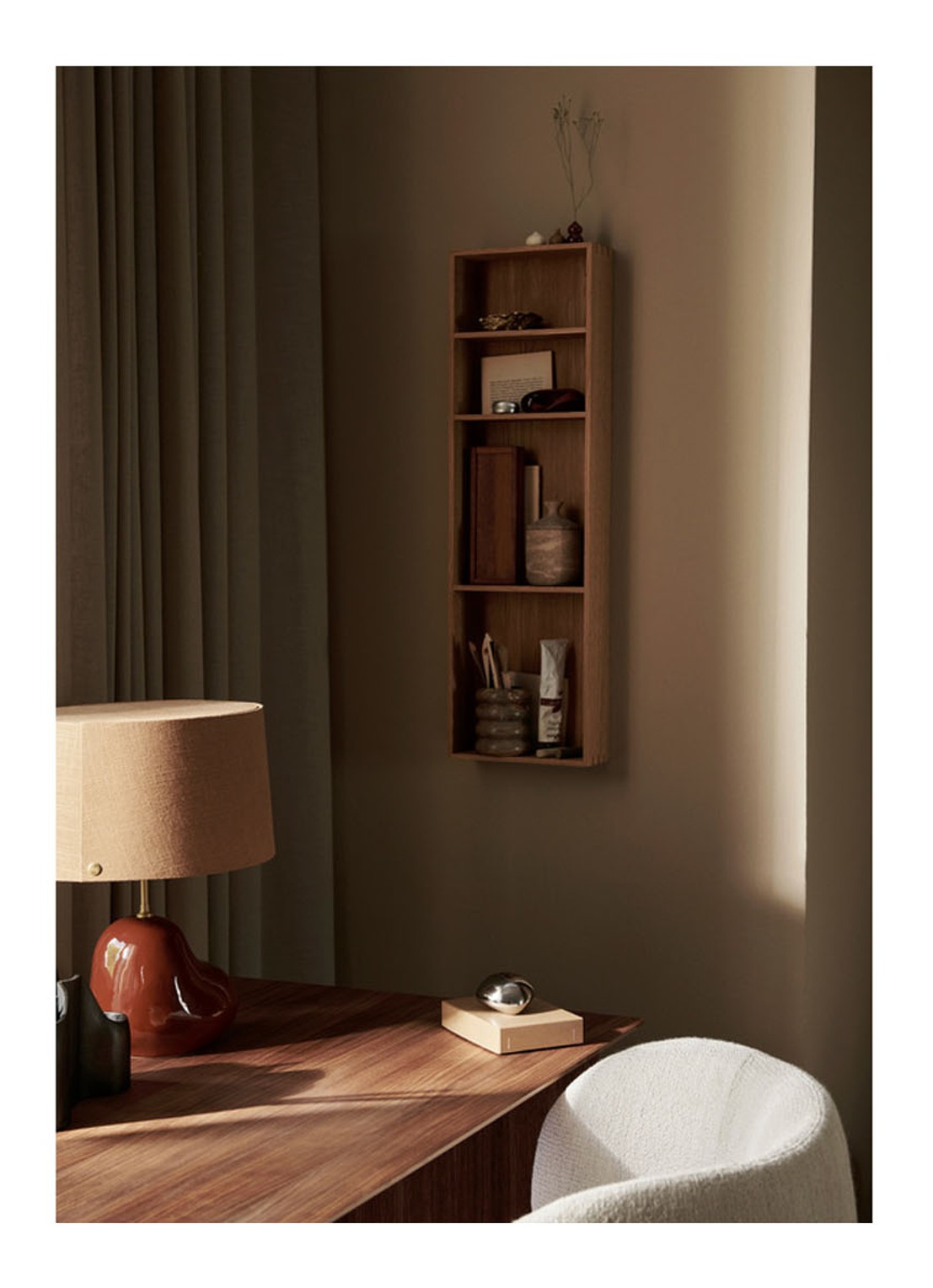 ferm LIVING Bon wandplank 80 x 24 x 9 cm - detail 5 undefined