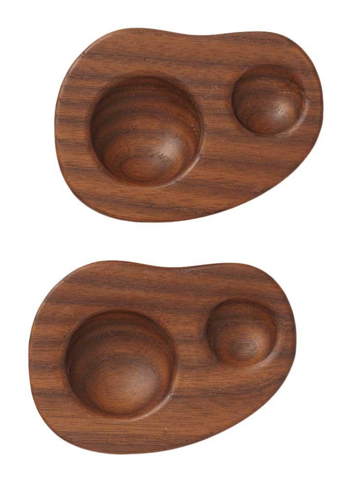 ferm LIVING Cairn eierdopje set van 2  - voorkant bruin