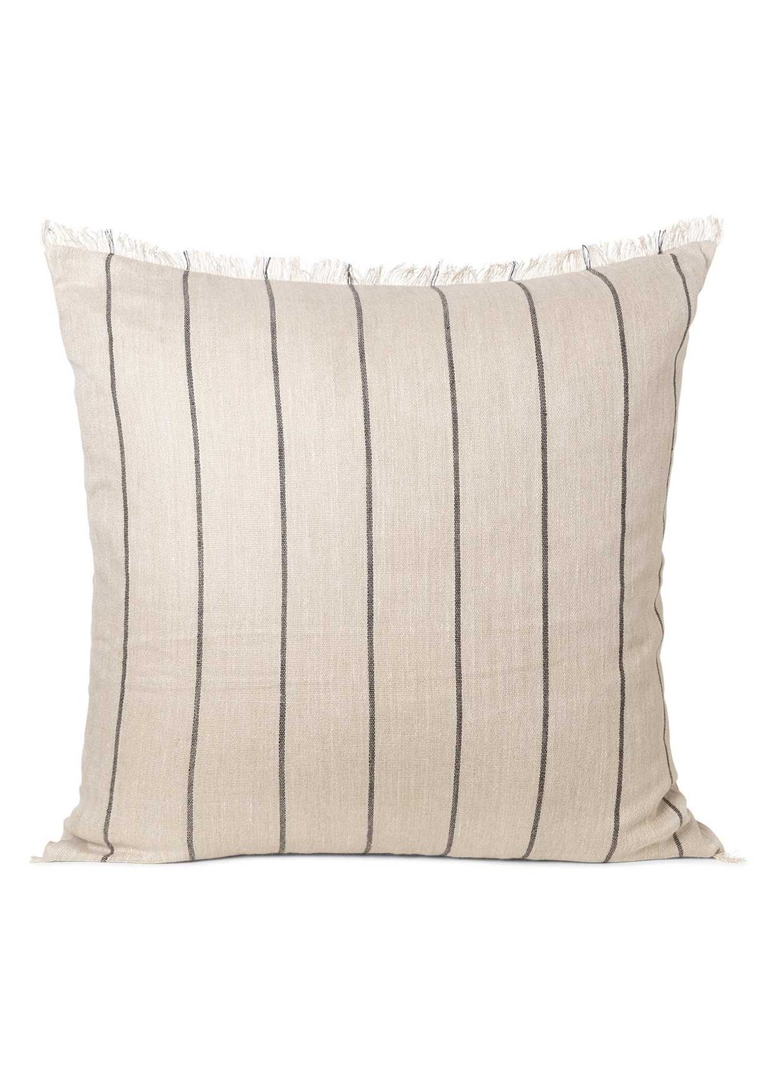 ferm LIVING Calm sierkussen in linnenblend 78 x 78 cm - voorkant beige