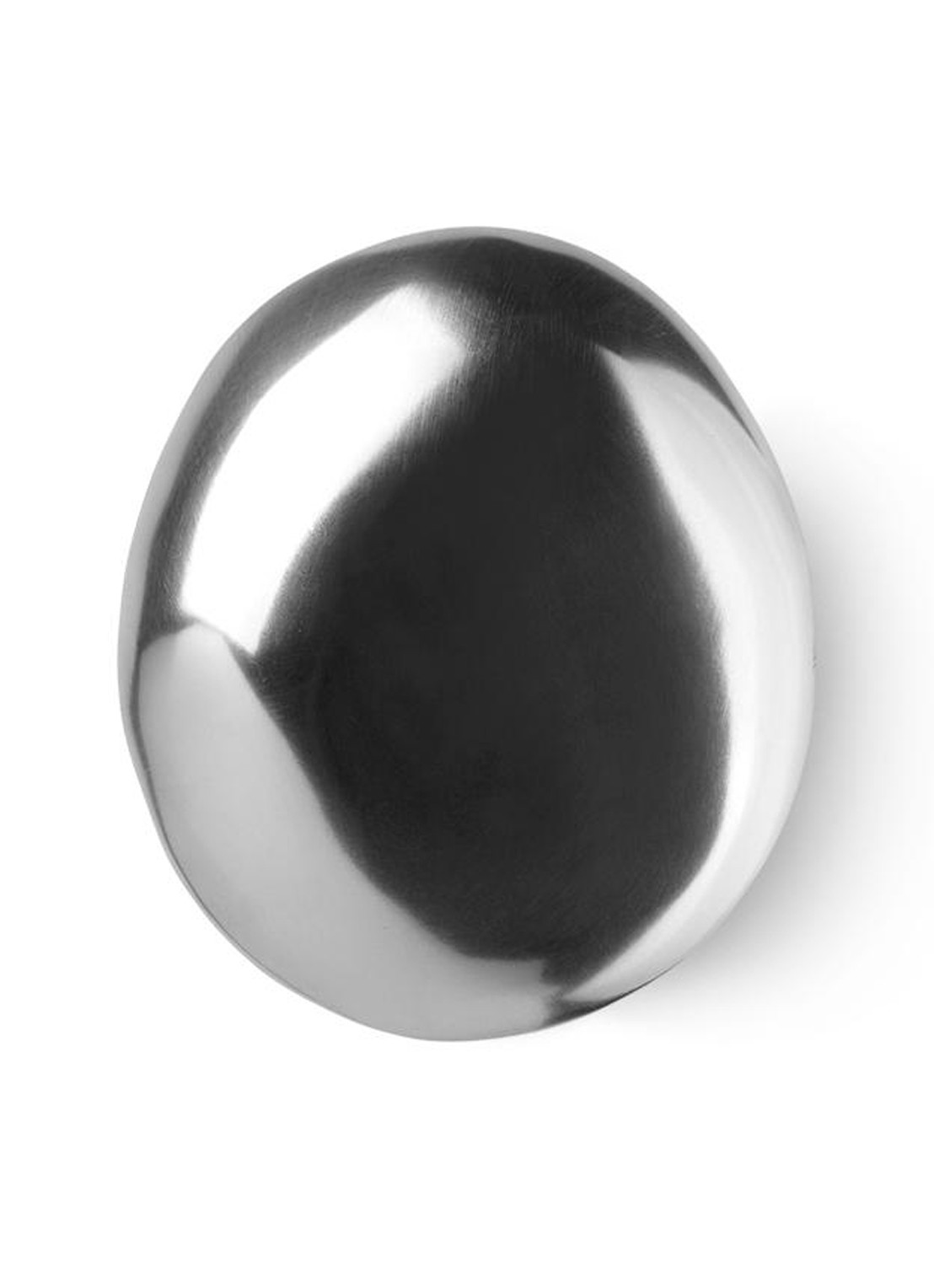 ferm LIVING Chanterelle wandhaak 7 cm - voorkant zilver