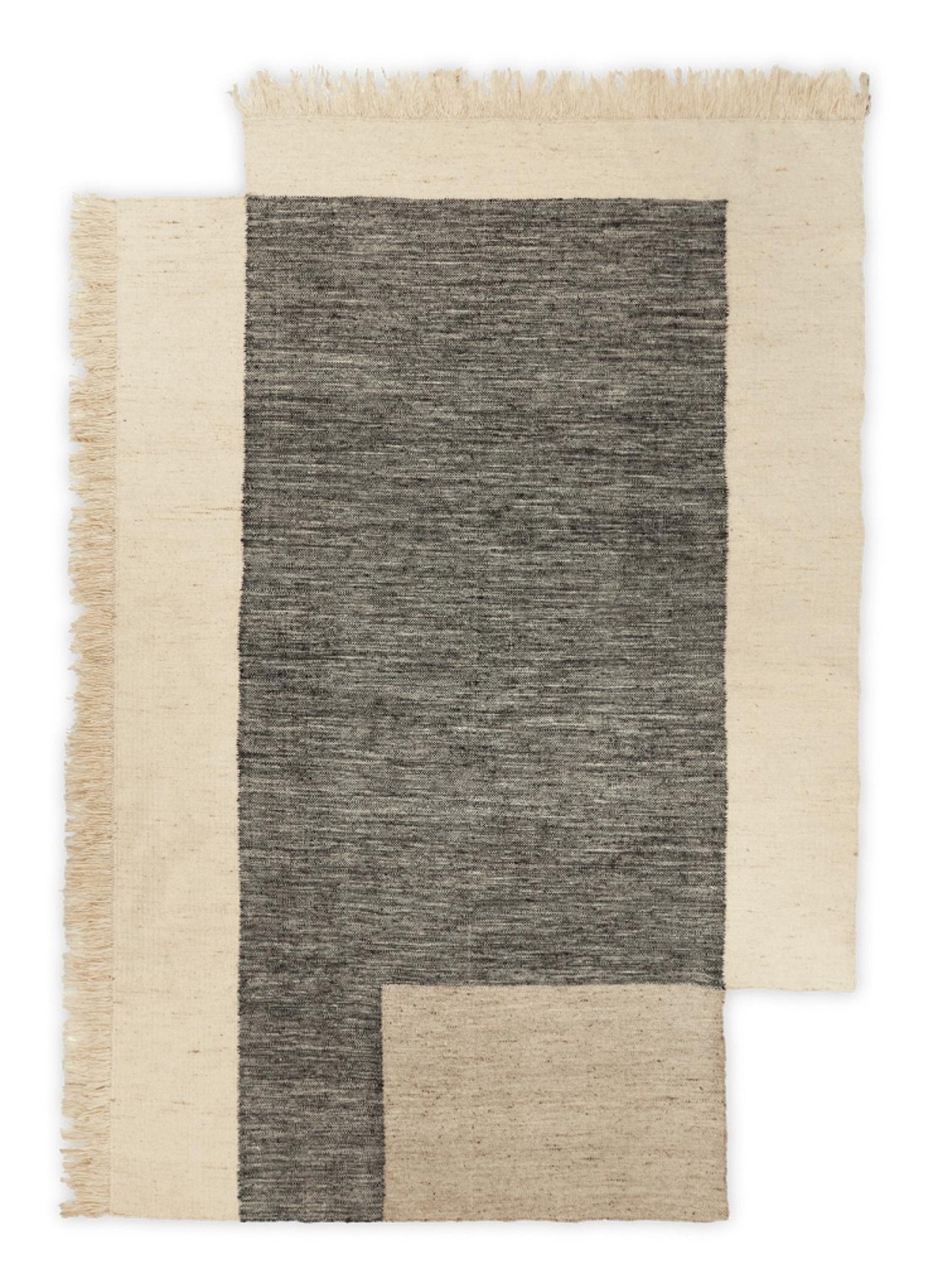 ferm LIVING Counter vloerkleed 200 x 300 cm - voorkant beige