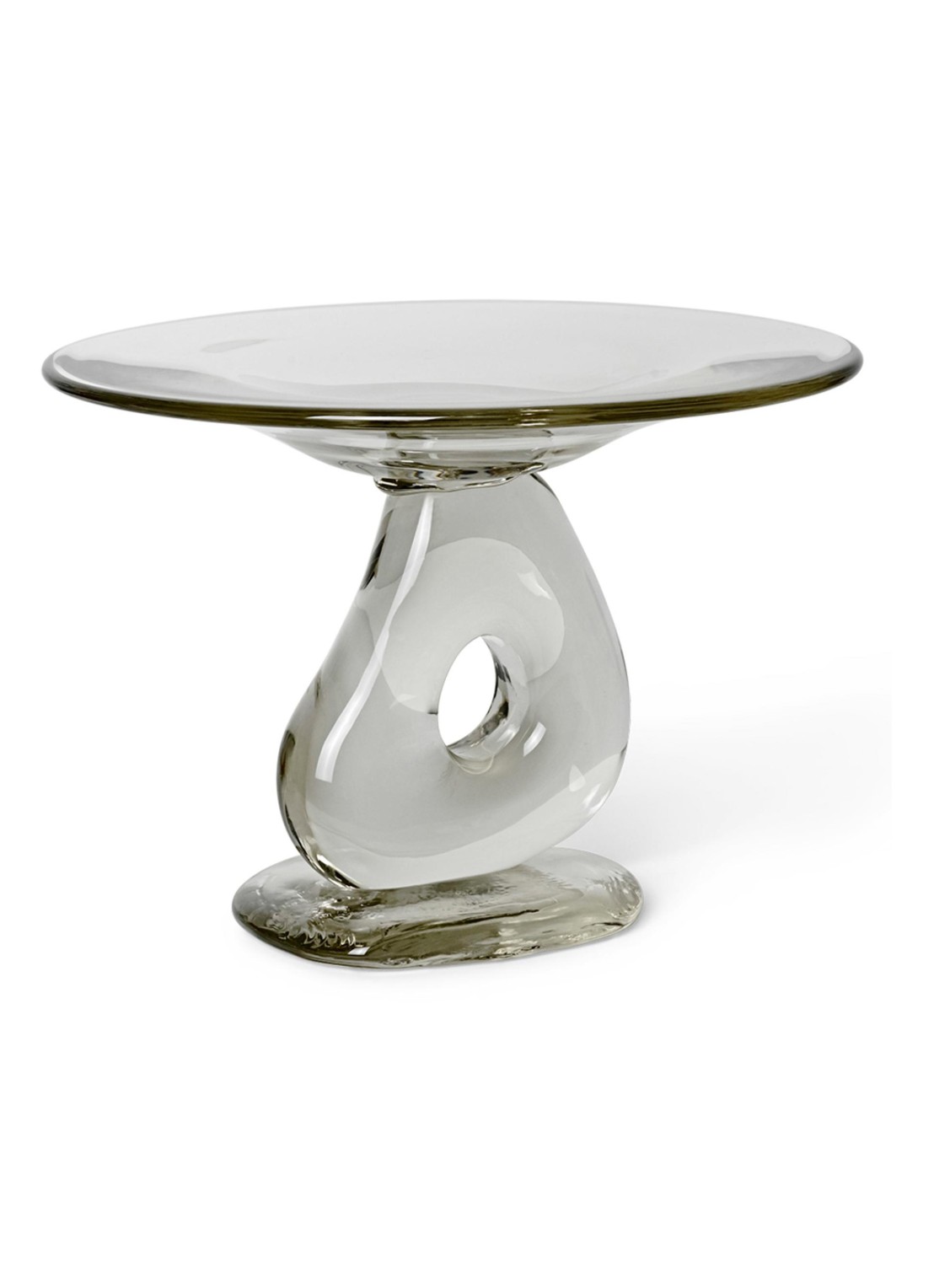 ferm LIVING Damo serveerschaal op voet 30 cm - voorkant undefined