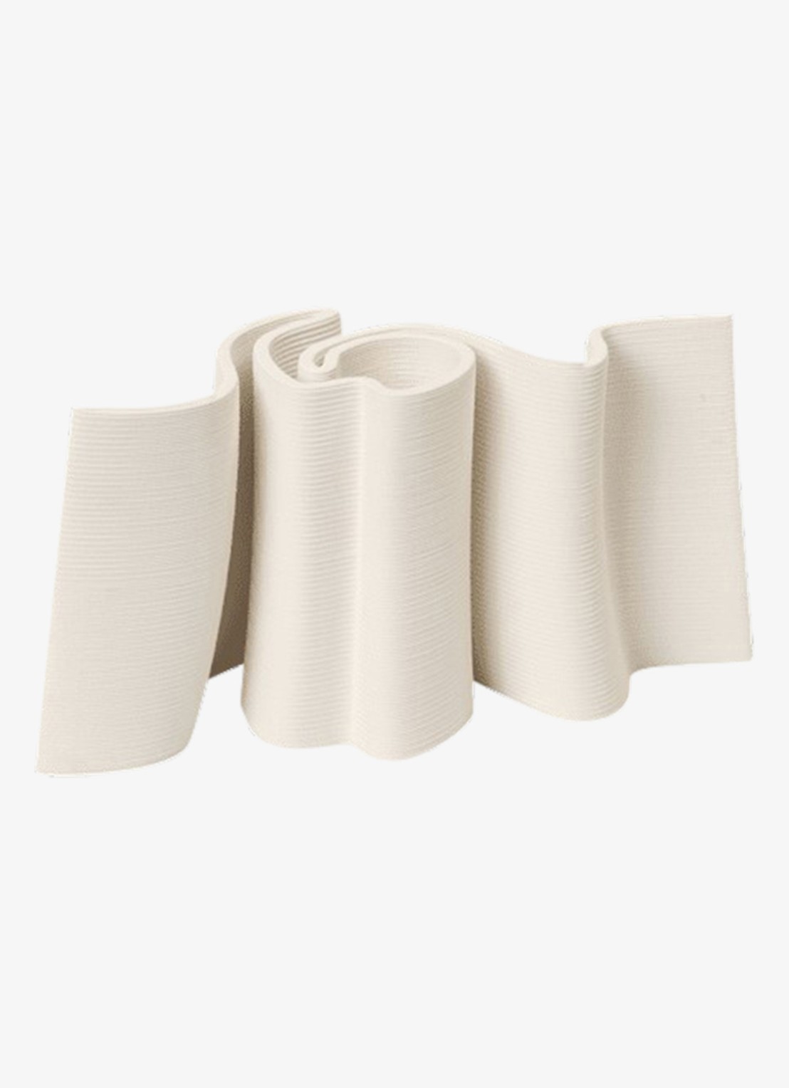 ferm LIVING Dedali kandelaar 10,5 cm - voorkant 2 gebroken wit