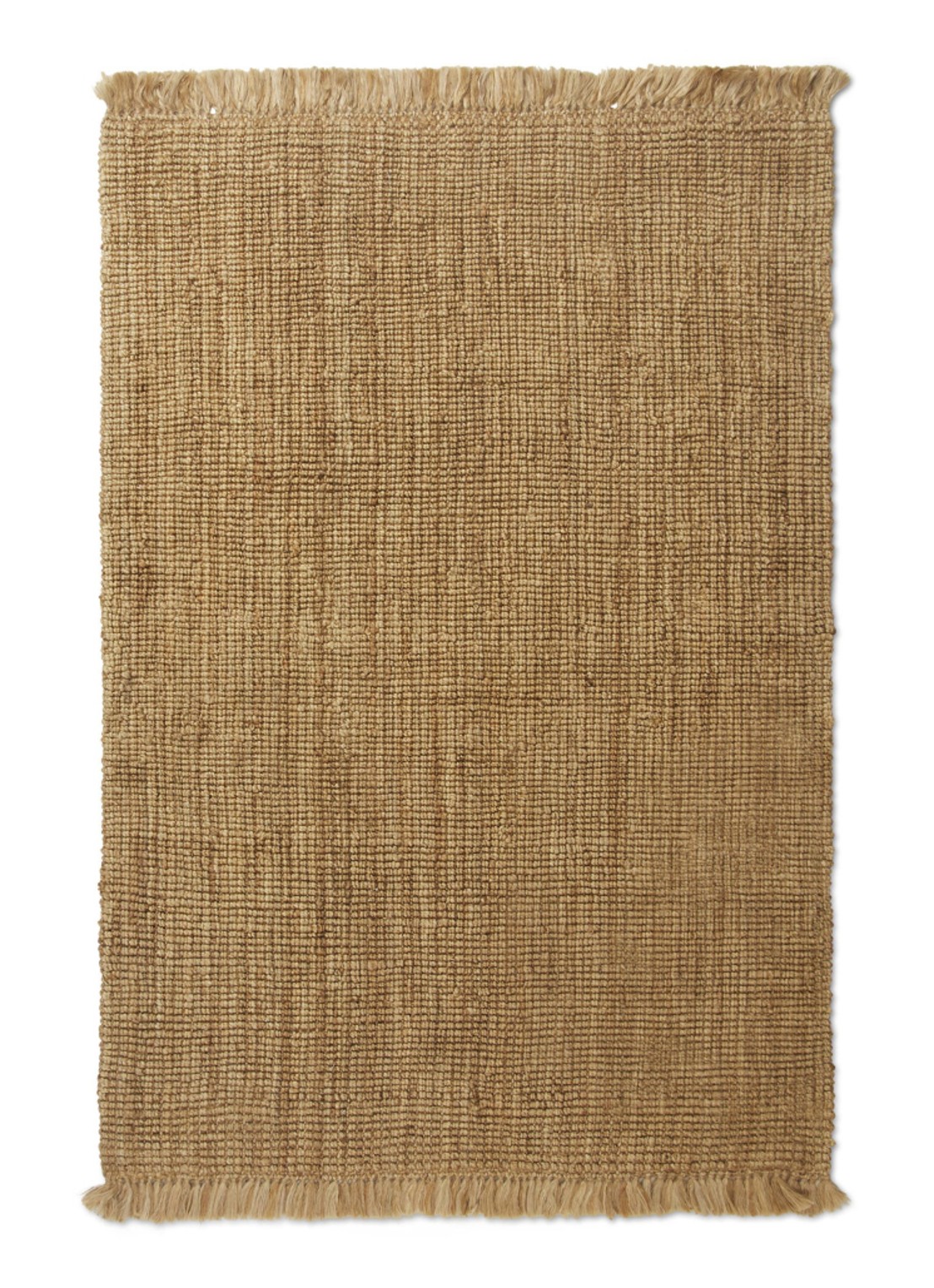 ferm LIVING Deksel van hout voor draadmand 50 cm - voorkant 3 beige