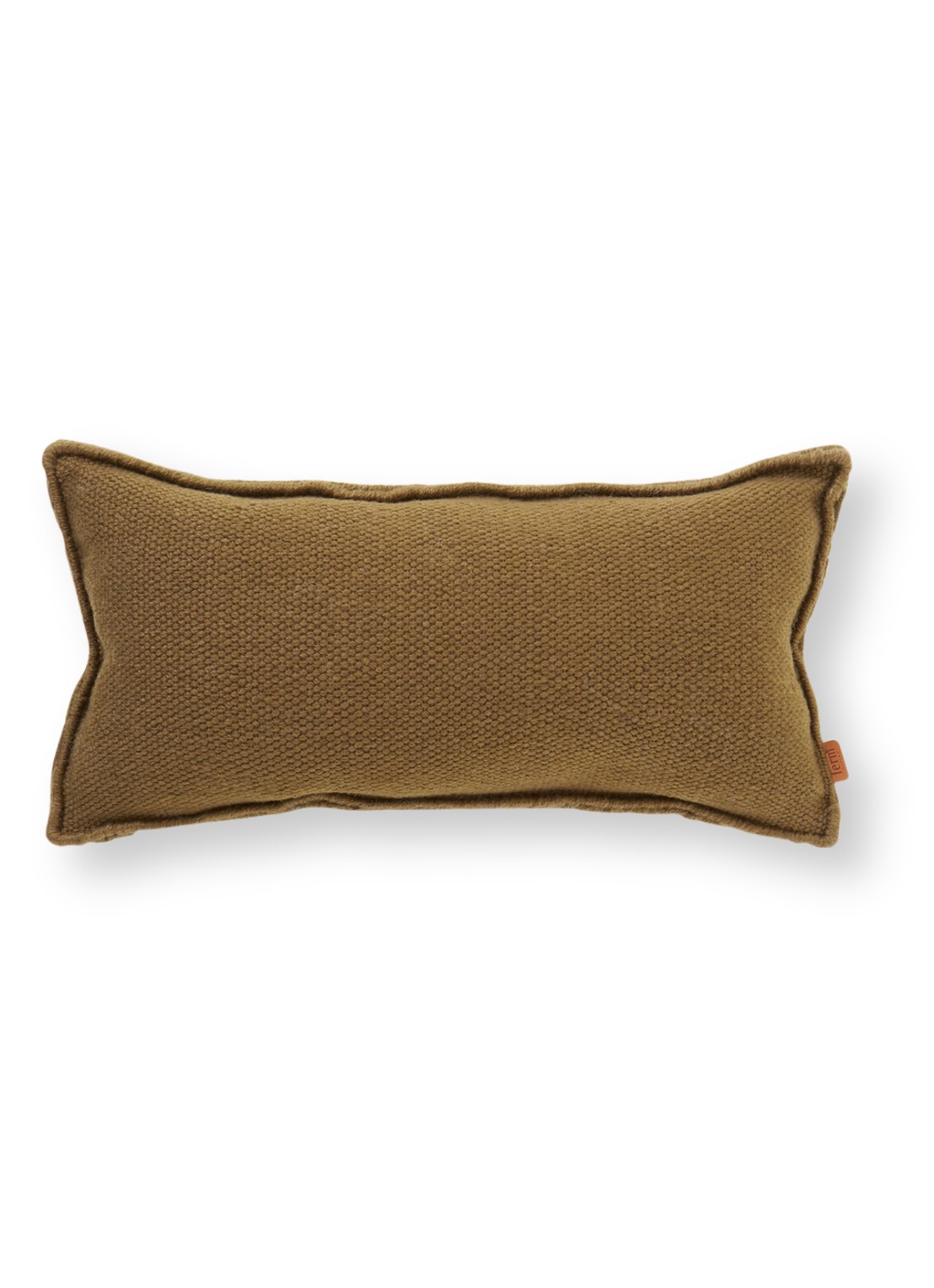 ferm LIVING Desert sierkussen 28 x 53 cm - voorkant mosgroen