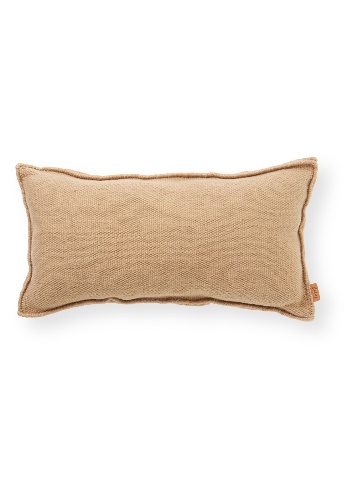 ferm LIVING Desert sierkussen 53 x 28 cm - voorkant donkerbeige