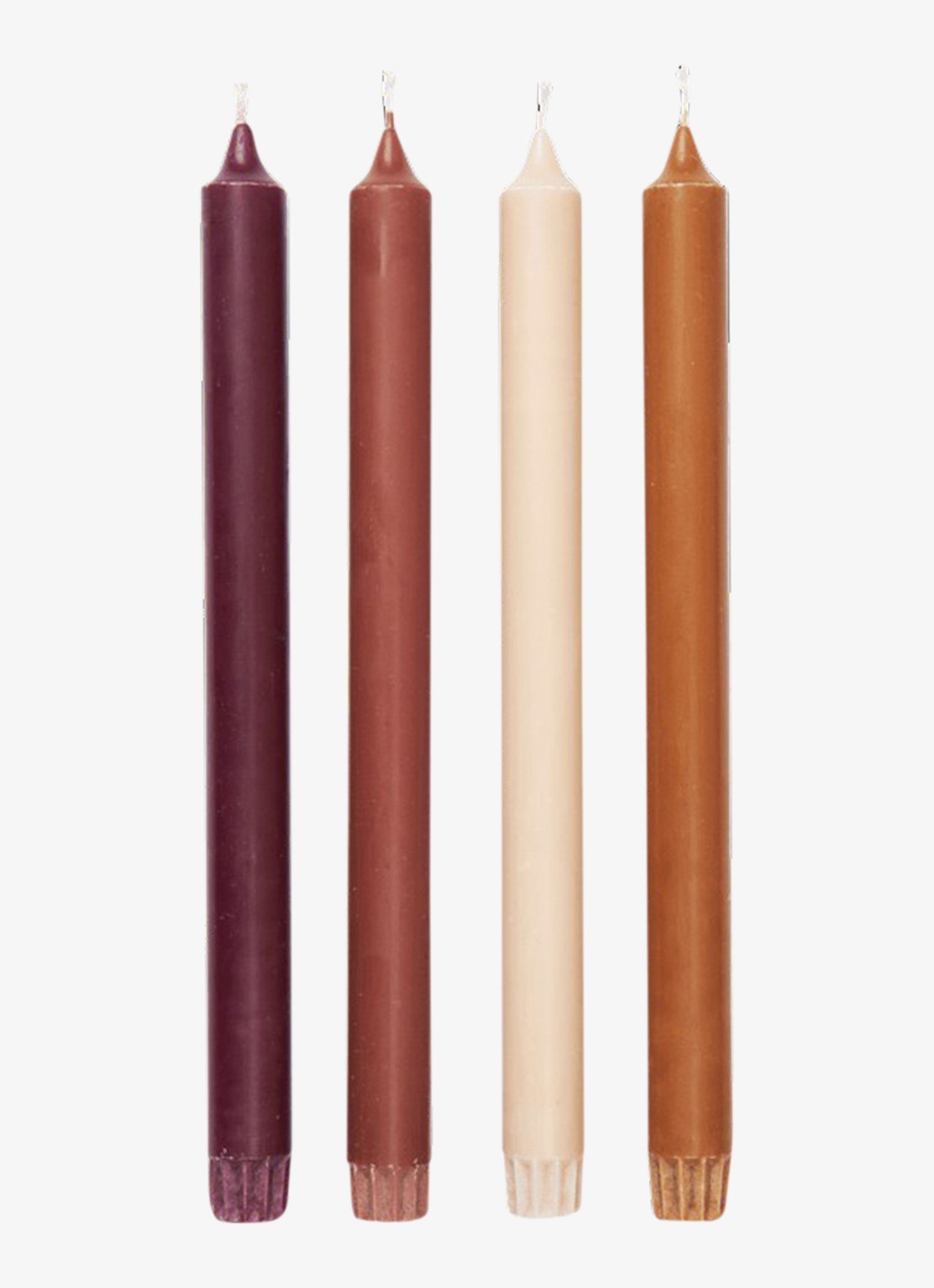 ferm LIVING Dinnerkaars 30 cm set van 4 - voorkant rood