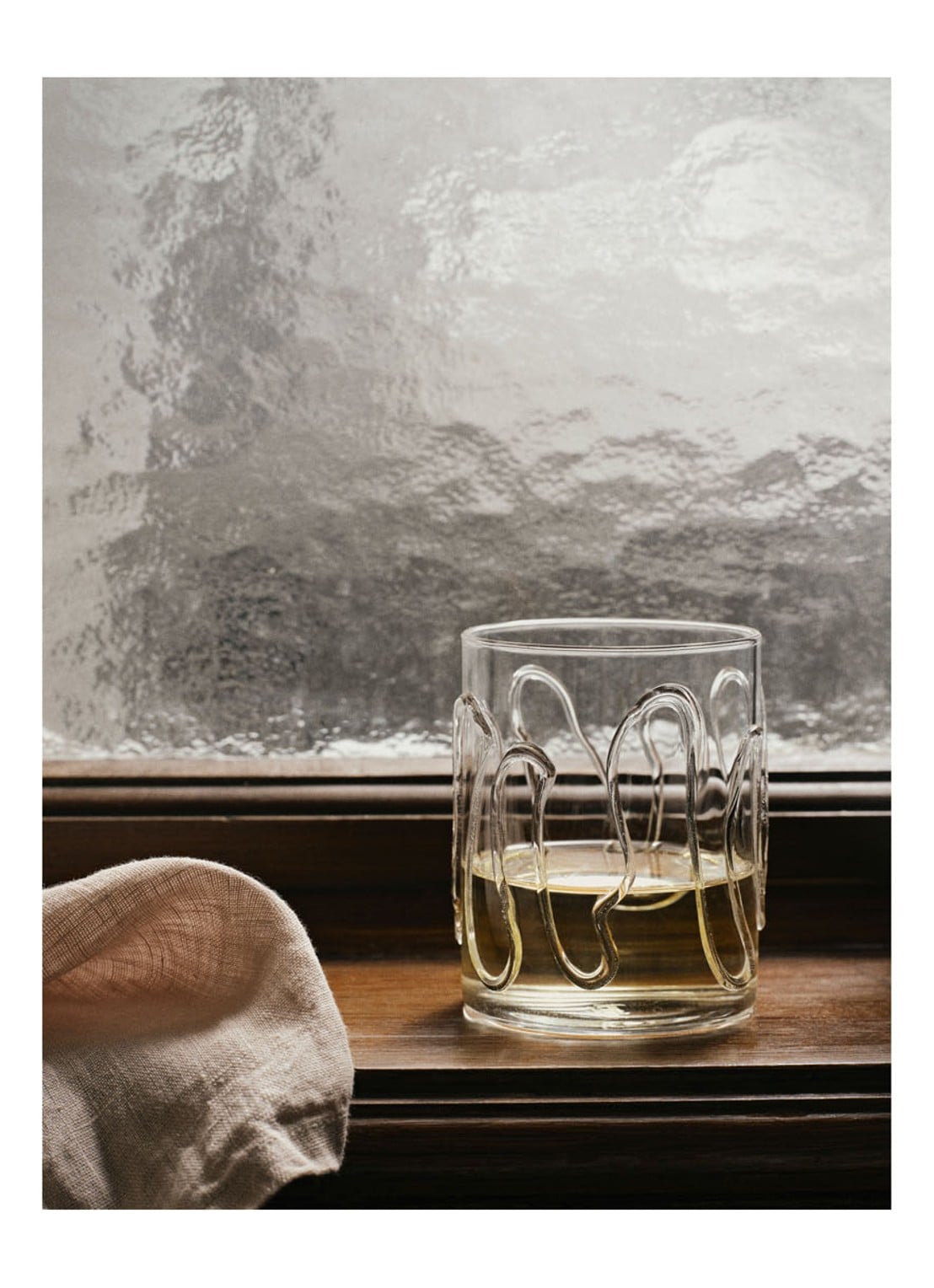 ferm LIVING Doodle Tall waterglas set van 2 - detail 3 transparant