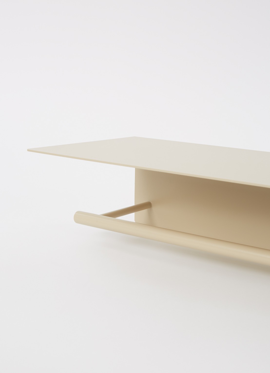 ferm LIVING Dora handdoekrek 50 cm - voorkant 2 vanillegeel