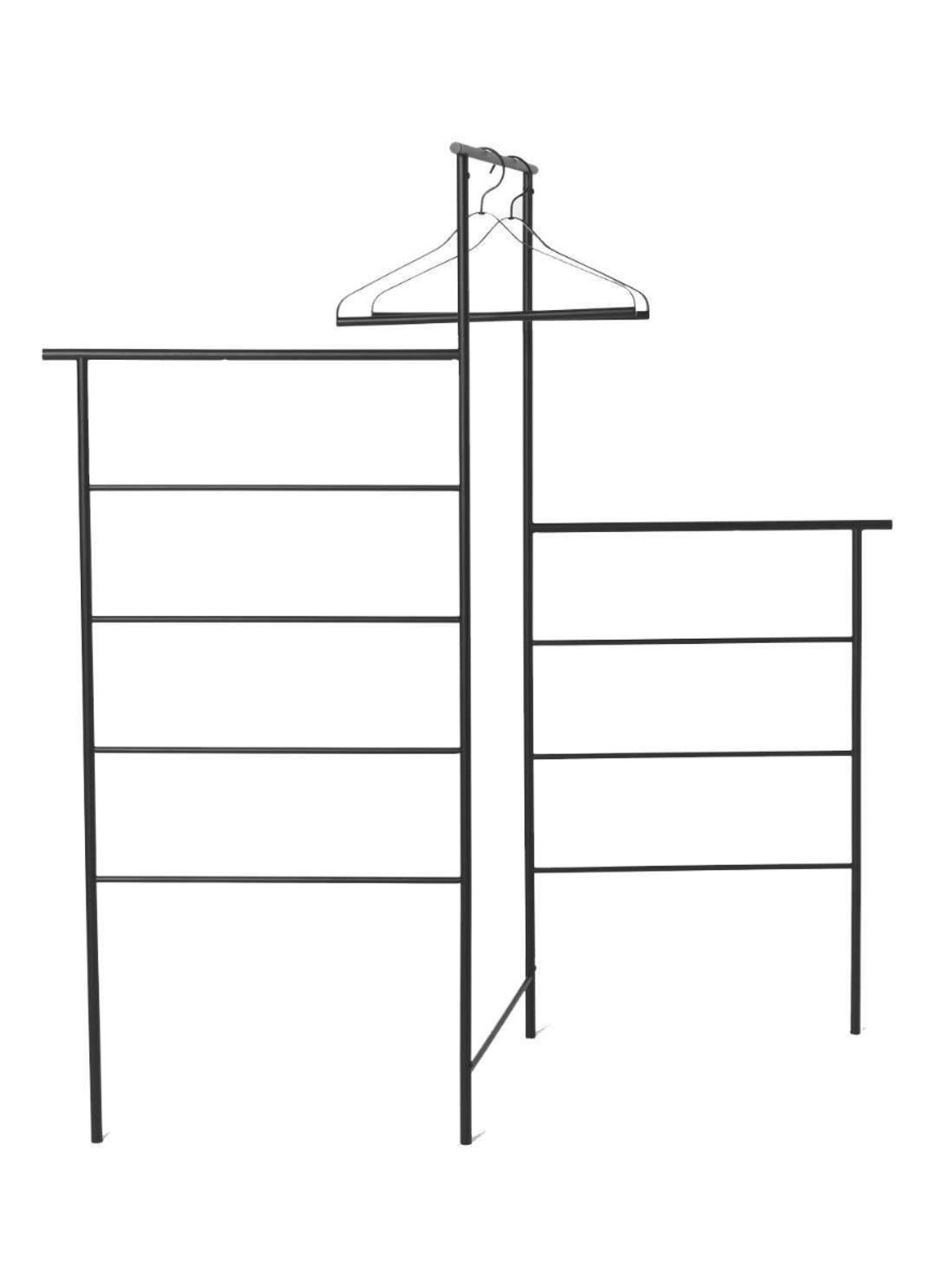 ferm LIVING Dora kledingrek - voorkant zwart