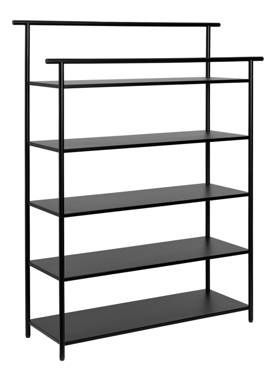 ferm LIVING Dora Rack stellingkast  - voorkant zwart