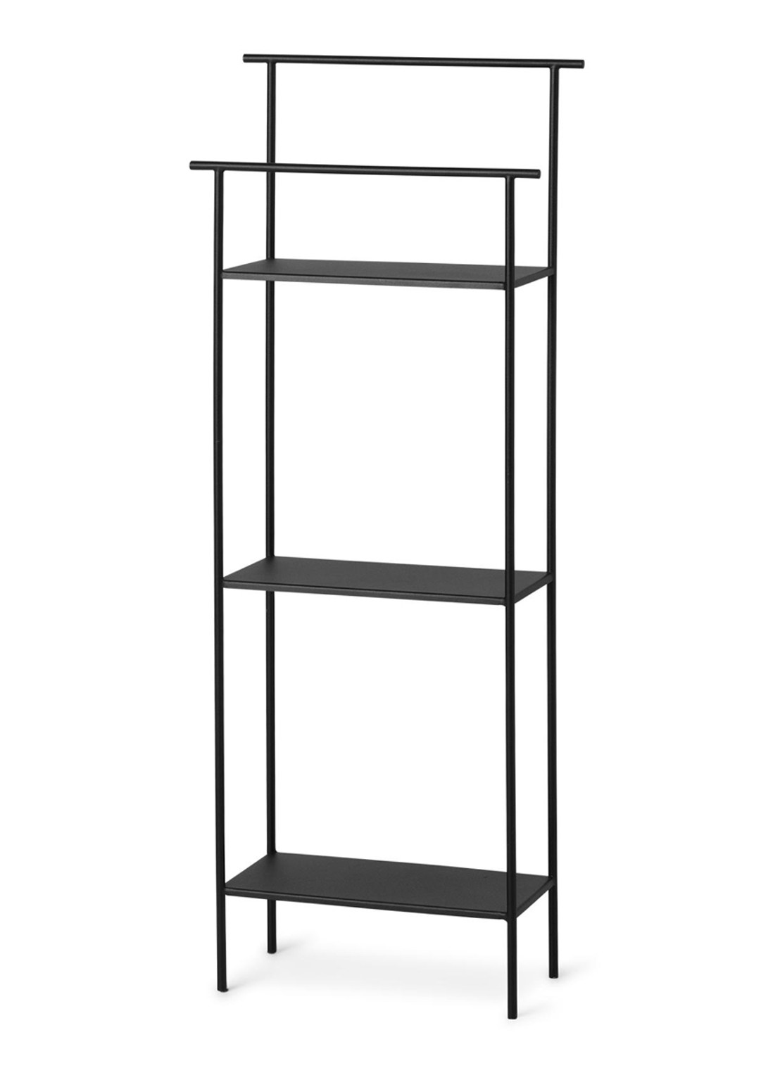 ferm LIVING Dora stellingkast 30 x 79 cm - voorkant zwart