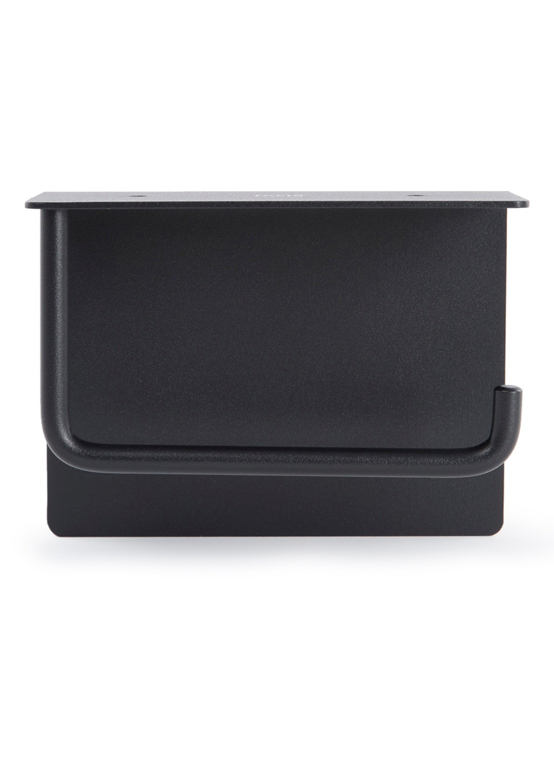 ferm LIVING Dora toiletrolhouder - voorkant zwart