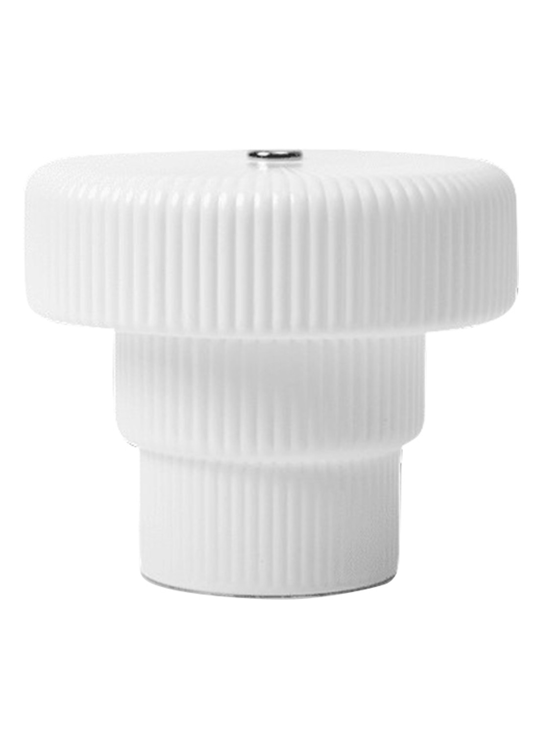 ferm LIVING Draagbare lamp 10 cm - voorkant wit